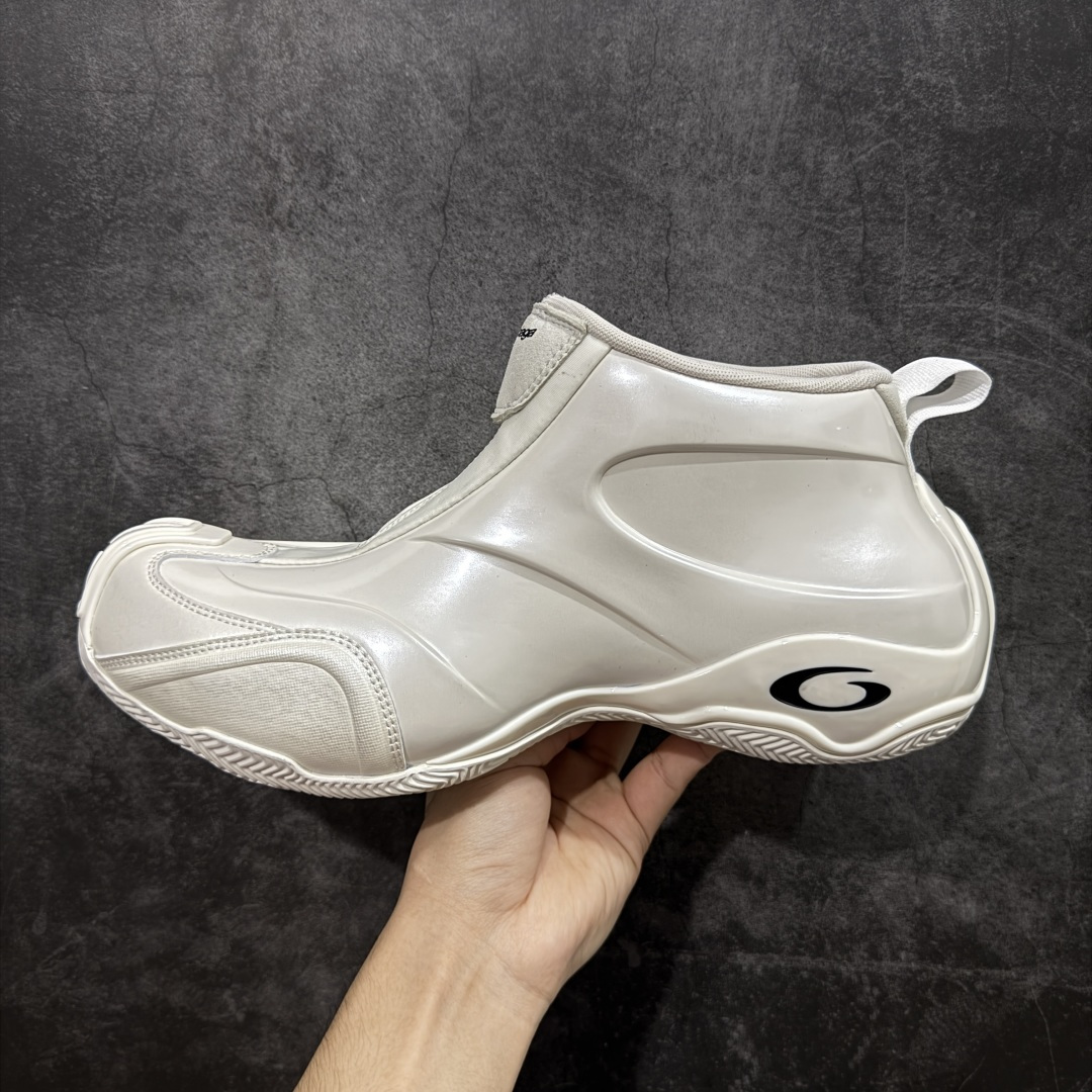 图片[2]-【XA版本】Balenciaga巴黎世家 basketball Sneaker 篮球鞋 圆头拉链 中帮 生活休闲鞋 米白色 原鞋购入 全新开发出品 细节多次较对 原材料制作 酷炫鞋型 类似于喷泡风格 上脚百搭 尺码：36-46-选品中心
