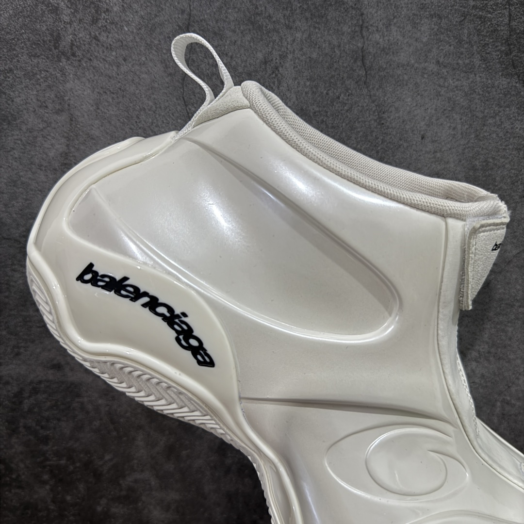 图片[7]-【XA版本】Balenciaga巴黎世家 basketball Sneaker 篮球鞋 圆头拉链 中帮 生活休闲鞋 米白色 原鞋购入 全新开发出品 细节多次较对 原材料制作 酷炫鞋型 类似于喷泡风格 上脚百搭 尺码：36-46-选品中心