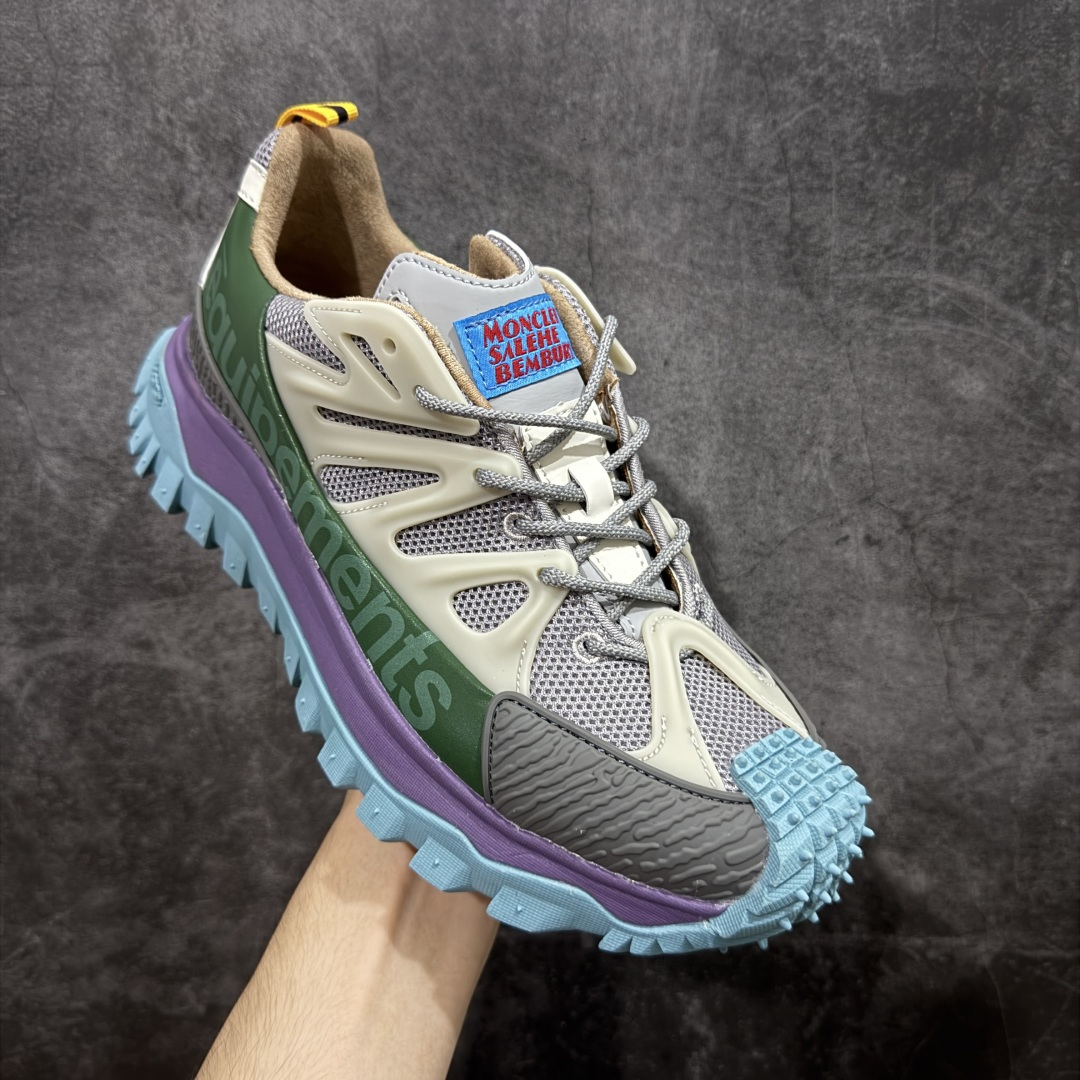 图片[3]-【GX版】Moncler Trailgrip Gore-Tex 蒙口/盟可睐 越野旅行系列低帮厚底轻量户外登山运动鞋 盟可睐MONCLER TRAILGRIP 鞋履新季系列 前卫设计碰撞实用科技 轻盈面料无惧炎热夏季 Trailgrip运动鞋作为盟可睐Moncler的秋冬新作横空出世 融蕴品牌山地基因 运用科技前沿技术 征服野外复杂地形 醒目的胎纹设计搭配弧形橡胶鞋头 确保经久耐穿 为山野探险与都市畅游提供高效防护 Trailgrip 2023春夏系列将在既有的实用性基础之上 推出全新配色 并采用更轻材质 尺码：36-46-选品中心