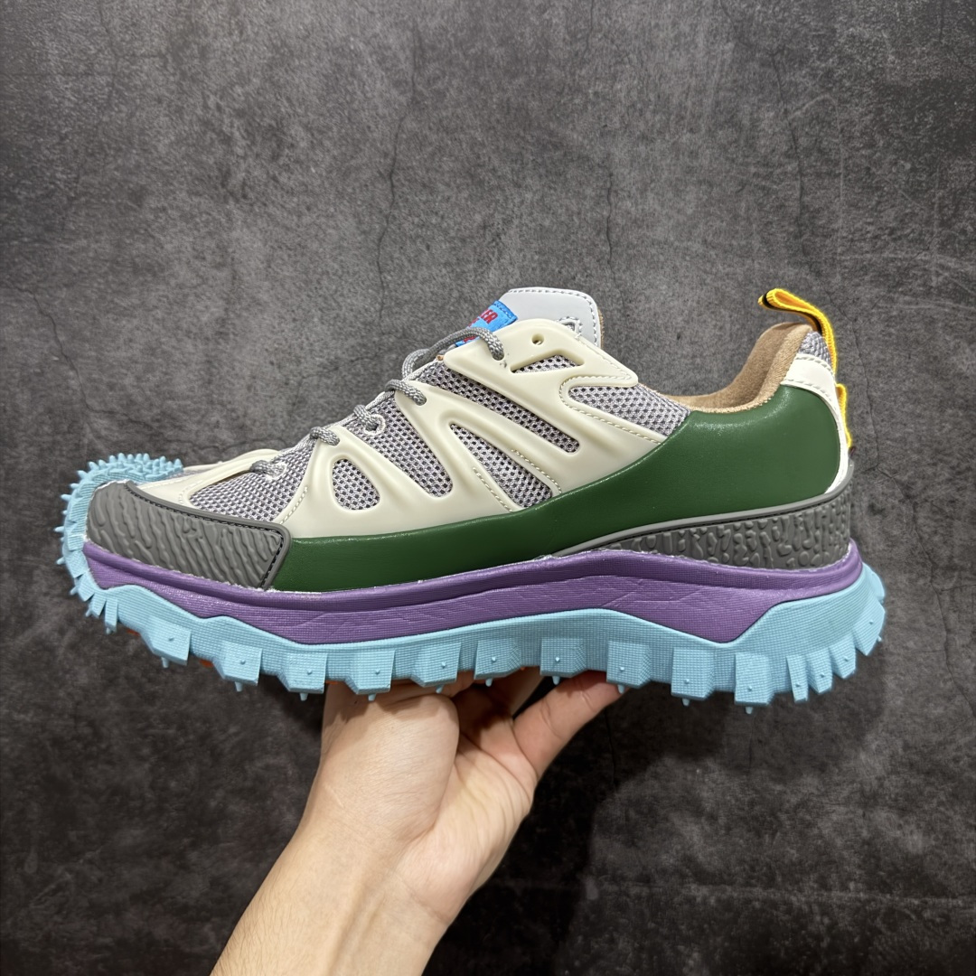 图片[2]-【GX版】Moncler Trailgrip Gore-Tex 蒙口/盟可睐 越野旅行系列低帮厚底轻量户外登山运动鞋 盟可睐MONCLER TRAILGRIP 鞋履新季系列 前卫设计碰撞实用科技 轻盈面料无惧炎热夏季 Trailgrip运动鞋作为盟可睐Moncler的秋冬新作横空出世 融蕴品牌山地基因 运用科技前沿技术 征服野外复杂地形 醒目的胎纹设计搭配弧形橡胶鞋头 确保经久耐穿 为山野探险与都市畅游提供高效防护 Trailgrip 2023春夏系列将在既有的实用性基础之上 推出全新配色 并采用更轻材质 尺码：36-46-选品中心