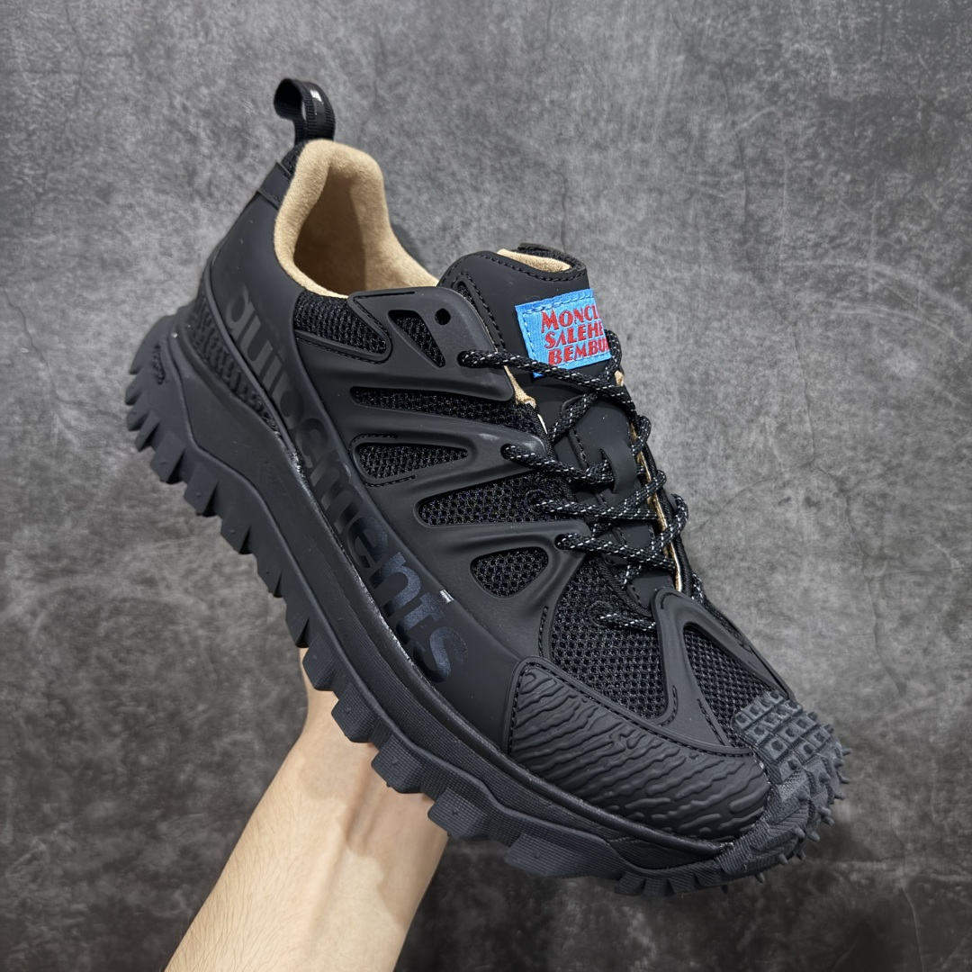 图片[3]-【GX版】Moncler Trailgrip Gore-Tex 蒙口/盟可睐 越野旅行系列低帮厚底轻量户外登山运动鞋 盟可睐MONCLER TRAILGRIP 鞋履新季系列 前卫设计碰撞实用科技 轻盈面料无惧炎热夏季 Trailgrip运动鞋作为盟可睐Moncler的秋冬新作横空出世 融蕴品牌山地基因 运用科技前沿技术 征服野外复杂地形 醒目的胎纹设计搭配弧形橡胶鞋头 确保经久耐穿 为山野探险与都市畅游提供高效防护 Trailgrip 2023春夏系列将在既有的实用性基础之上 推出全新配色 并采用更轻材质 尺码：36-46-选品中心