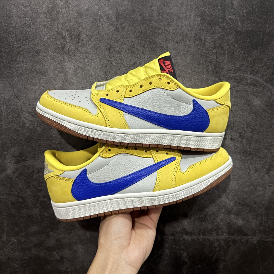 【纯原】Air Jordan 1 x Travis Scott AJ1 x TS联名黄倒钩低帮 DZ41