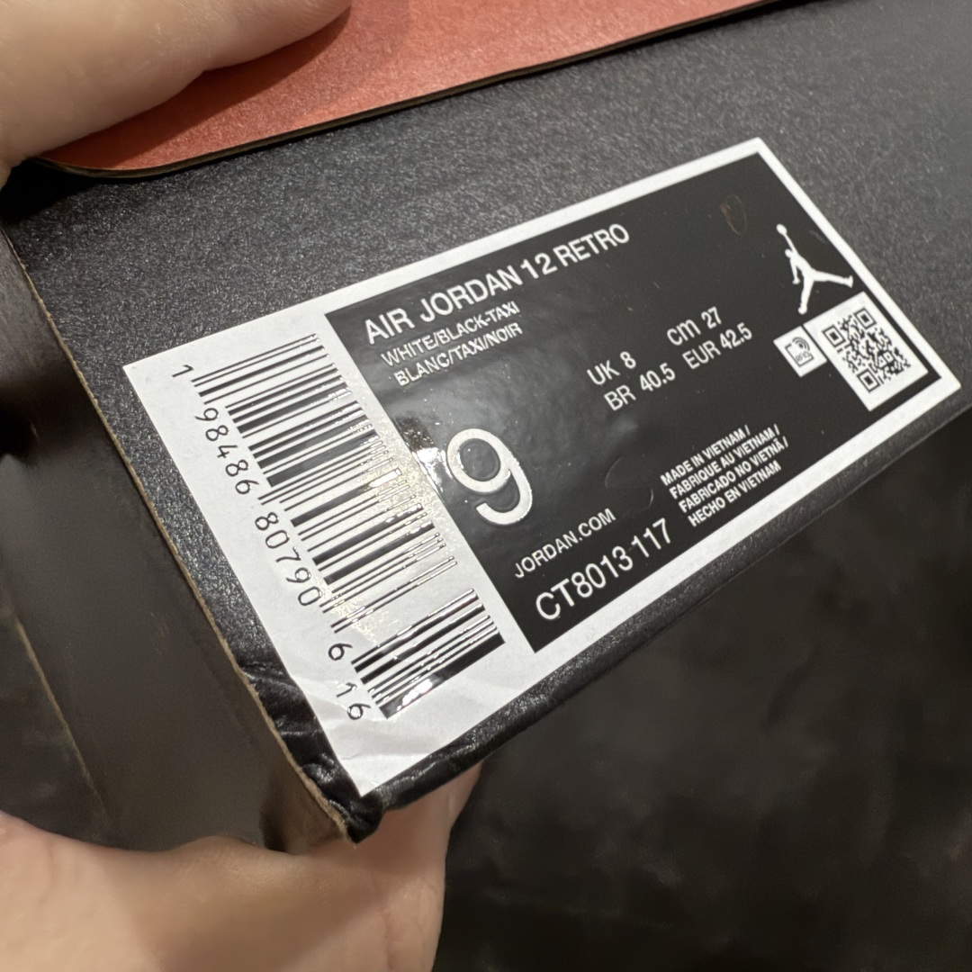 图片[9]-【OG纯原】顶级Air Jordan AJ12 黑白金扣 货号：CT8013-117 原楦原纸板开发 原汁原味12代鞋型 进口原厂皮料 超软荔枝皮 质感满分 原厂碳板 原装材料 原厂定制金属扣 原厂电绣 支持与公司货全方位对比 只服务于5%懂鞋的高端客户 发国外可支持各种retail商店充正寄售 尺码：40 40.5 41 42 42.5 43 44 44.5 45 45.5 46 47.5-选品中心