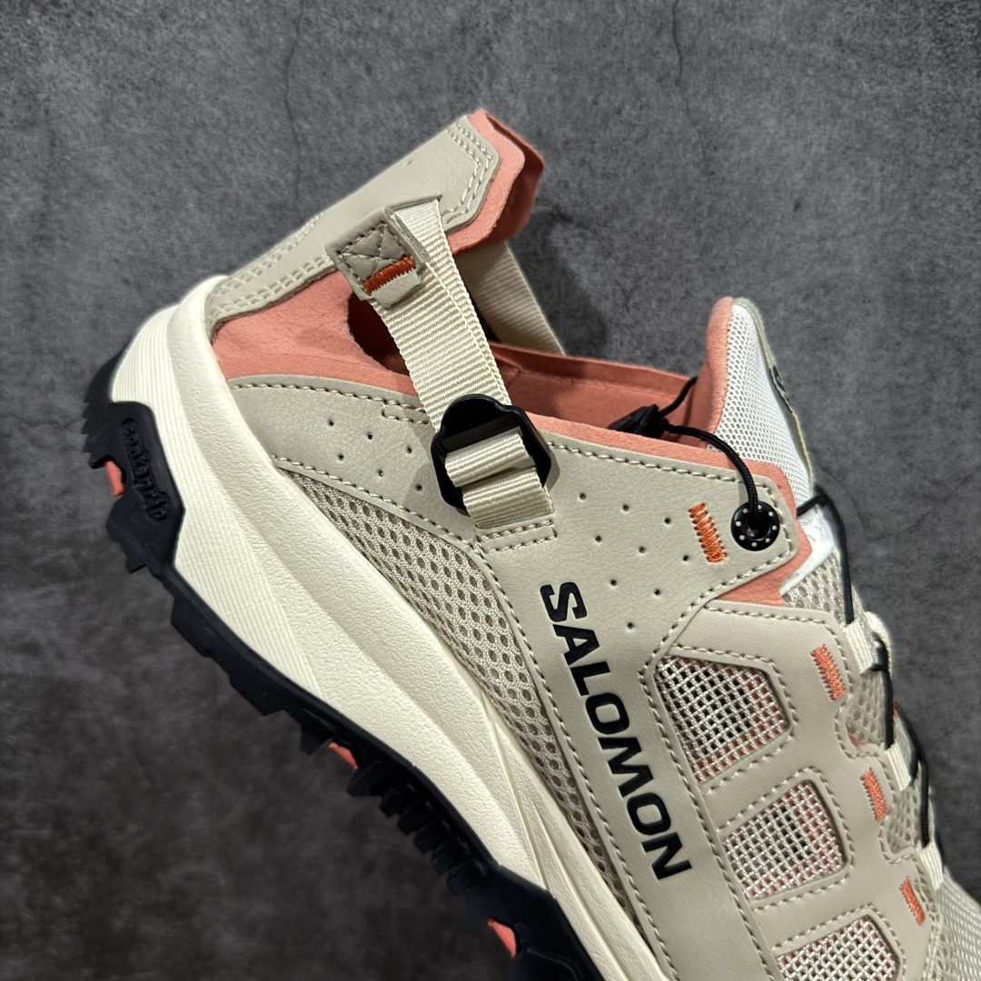 图片[7]-【666版本】SALOMON萨洛蒙 Techamphibian 5 T5圆头舒适 透气速干抓地 溯溪鞋 474324 纯原外贸平台特供订单 耗时半年巨作 #全套原纸板楦头开发 #原厂特供网布配套加持 #确保原汁原味 完美呈现版型 #原档数据独家私模五层组合大底 #男女鞋同步官方开发至46 #原装Ortholite轻量化鞋垫 #中底布带钢印编号 原厂TPU锁扣 #进口港宝加持 后跟自然饱满 还原公司包裹性 #鞋面采用SENSIFT贴合技术 #全方位贴合包裹脚型 #鞋跟部鞋底牵引设计 #提供强大的抓地性能 #更适应野外崎岖不平的道路 #其3D ADVANCED CHASSIS底盘 材料轻量大化 钉齿设计更具稳定性 防护性 #鞋底易磨损区运用CONTAGRIP高耐磨材料 应对城市硬质路面长距离跑考验 尺码：36 36.5 37.5 38 38.5 39 40 40.5 41 42 42.5 43 44 45-选品中心