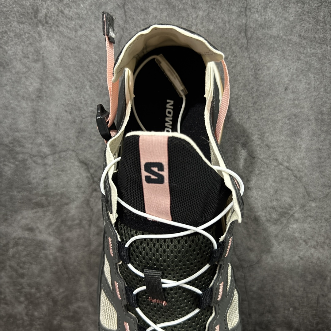 图片[8]-【666版本】SALOMON萨洛蒙 Techamphibian 5 T5圆头舒适 透气速干抓地 溯溪鞋 477508 纯原外贸平台特供订单 耗时半年巨作 #全套原纸板楦头开发 #原厂特供网布配套加持 #确保原汁原味 完美呈现版型 #原档数据独家私模五层组合大底 #男女鞋同步官方开发至46 #原装Ortholite轻量化鞋垫 #中底布带钢印编号 原厂TPU锁扣 #进口港宝加持 后跟自然饱满 还原公司包裹性 #鞋面采用SENSIFT贴合技术 #全方位贴合包裹脚型 #鞋跟部鞋底牵引设计 #提供强大的抓地性能 #更适应野外崎岖不平的道路 #其3D ADVANCED CHASSIS底盘 材料轻量大化 钉齿设计更具稳定性 防护性 #鞋底易磨损区运用CONTAGRIP高耐磨材料 应对城市硬质路面长距离跑考验 尺码：36 36.5 37.5 38 38.5 39 40 40.5 41 42 42.5 43 44 45-选品中心