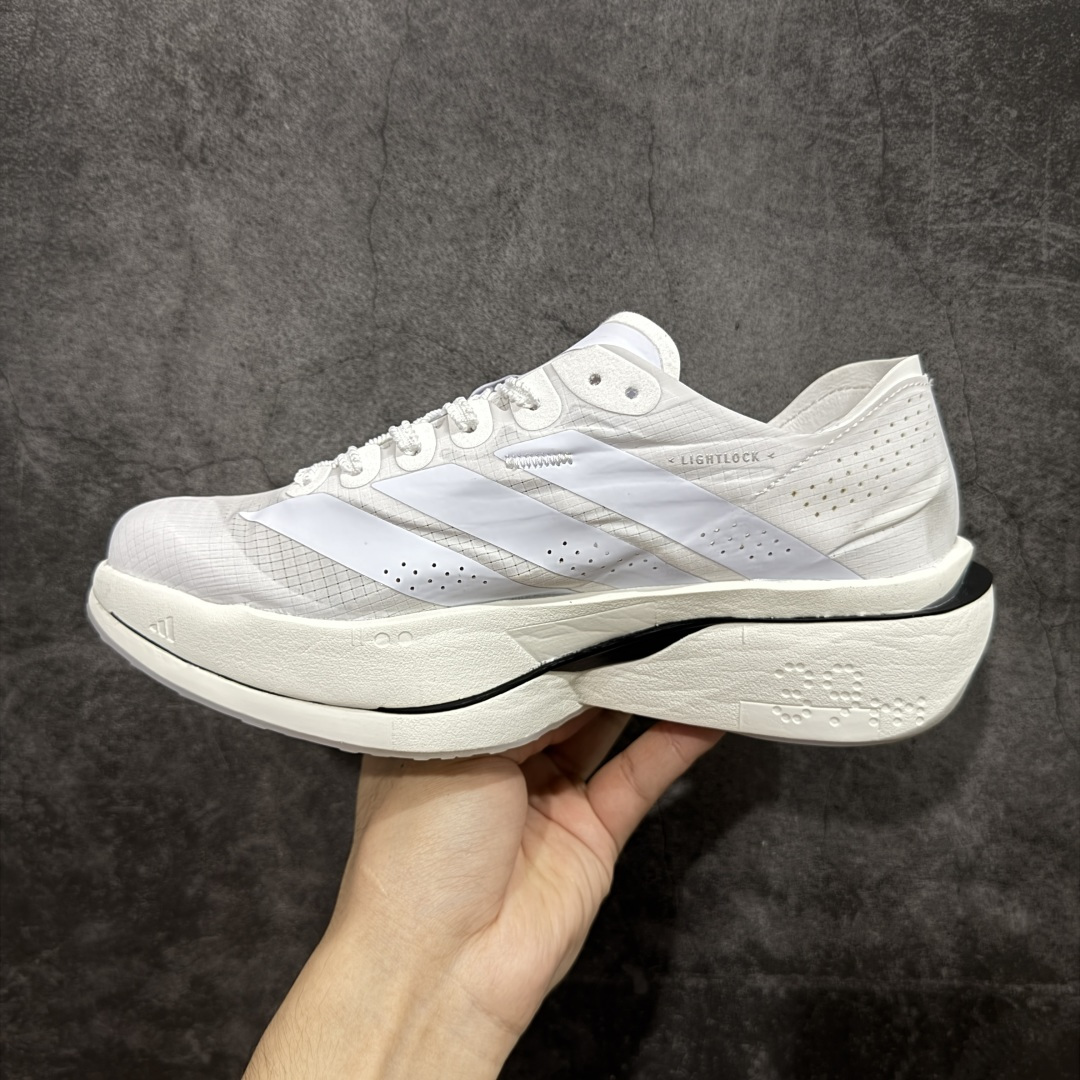 图片[2]-【纯原真碳】Adidas Adizero Adios Pro 5 M 阿迪达斯 耐磨减震专业跑步鞋 无论是平时训练还是马拉松 让这款跑步鞋伴你畅快开跑 兼具舒适性和结构感 搭载Lightstrike科技 为步伐注入活力 尺码：36-45 货号：JR1676-选品中心