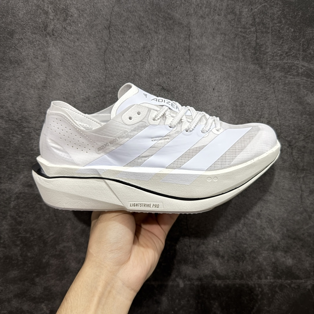 【纯原真碳】Adidas Adizero Adios Pro 5 M 阿迪达斯 耐磨减震专业跑步鞋 无论是平时训练还是马拉松 让这款跑步鞋伴你畅快开跑 兼具舒适性和结构感 搭载Lightstrike科技 为步伐注入活力 尺码:36-45 货号:JR1676-选品中心