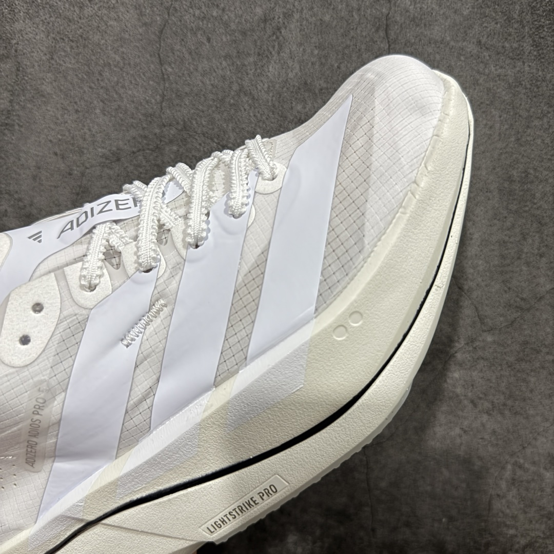 图片[6]-【纯原真碳】Adidas Adizero Adios Pro 5 M 阿迪达斯 耐磨减震专业跑步鞋 无论是平时训练还是马拉松 让这款跑步鞋伴你畅快开跑 兼具舒适性和结构感 搭载Lightstrike科技 为步伐注入活力 尺码：36-45 货号：JR1676-选品中心
