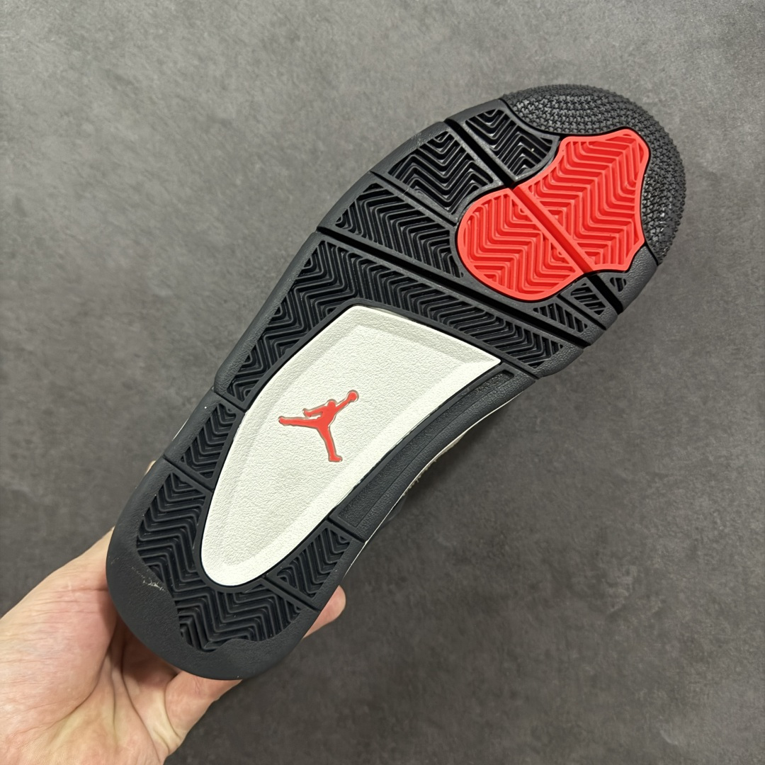 图片[9]-【GQ福利版】Air Jordan AJ4 全头层 外贸尾单 零售圈做工 抵债套现 原纸板楦头开发 定制优质皮料 完美鞋型匹配公司货 正确TPU鞋舌锁扣 最新原厂底模 大底卡色咬花完美 鞋柜必备鞋款 尺码： 40 40.5 41 42 42.5 43 44 44.5 45 46 47.5-选品中心