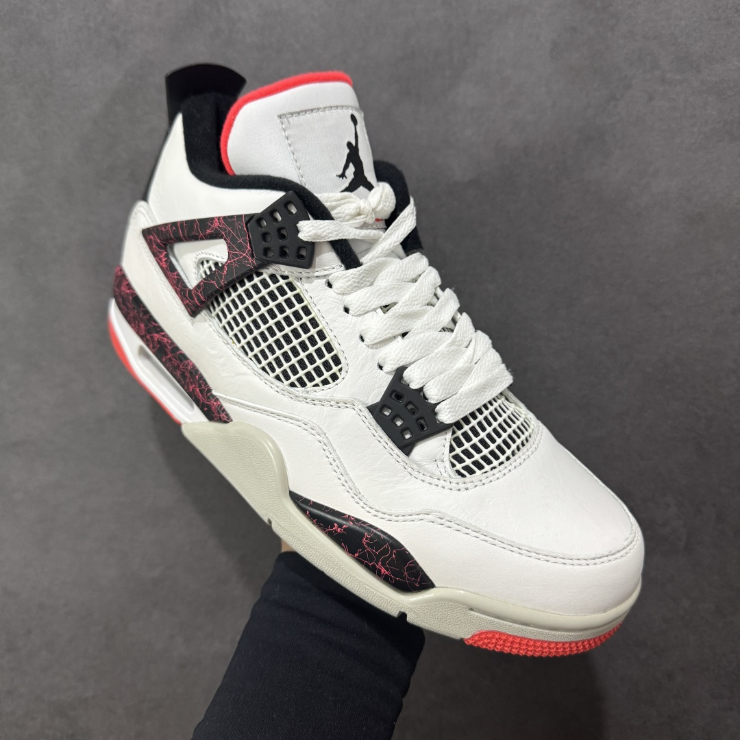 图片[3]-【GQ福利版】Air Jordan AJ4 全头层 外贸尾单 零售圈做工 抵债套现 原纸板楦头开发 定制优质皮料 完美鞋型匹配公司货 正确TPU鞋舌锁扣 最新原厂底模 大底卡色咬花完美 鞋柜必备鞋款 尺码：40 40.5 41 42 42.5 43 44 44.5 45 46 47.5-选品中心