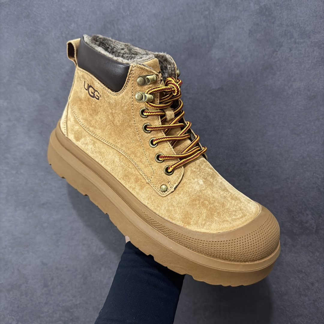 图片[3]-【广东纯原】UGG秋冬新品Tasman Weather Hybrid 塔斯曼混合系列轻量休闲鞋（毛绒一体内里 保暖锁热）秋冬必备 户外中帮男士休闲鞋雪地靴马丁靴系列 广东大厂品质 秋冬新款 时尚潮流搭配 面料釆用意大利进口磨砂牛皮 全鞋真牛皮材料 大底到五金都是代工厂原材料制作 好货不杀猪 首单质量严格把控 全套官网统一包装 今年冬季防寒户外专用产品 日常随意搭配 型男必备‼ 货号：U6335M 尺码：39-44-选品中心