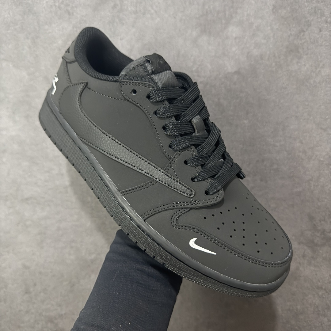 图片[3]-【定制版】Nike Air Jordan 1 x Travis Scott AJ1倒勾 乔一倒钩 ‘DIY’定制 耐克 低帮文化篮球鞋 完美品质出货 细节如图所示 鞋面切割工整 冲孔整齐干净 中底拉帮线 整体清洁度非常好 货号：AC1808-190 尺码：36 36.5 37.5 38 38.5 39 40 40.5 41 42 42.5 43 44 45 编码：HXSB330340-选品中心