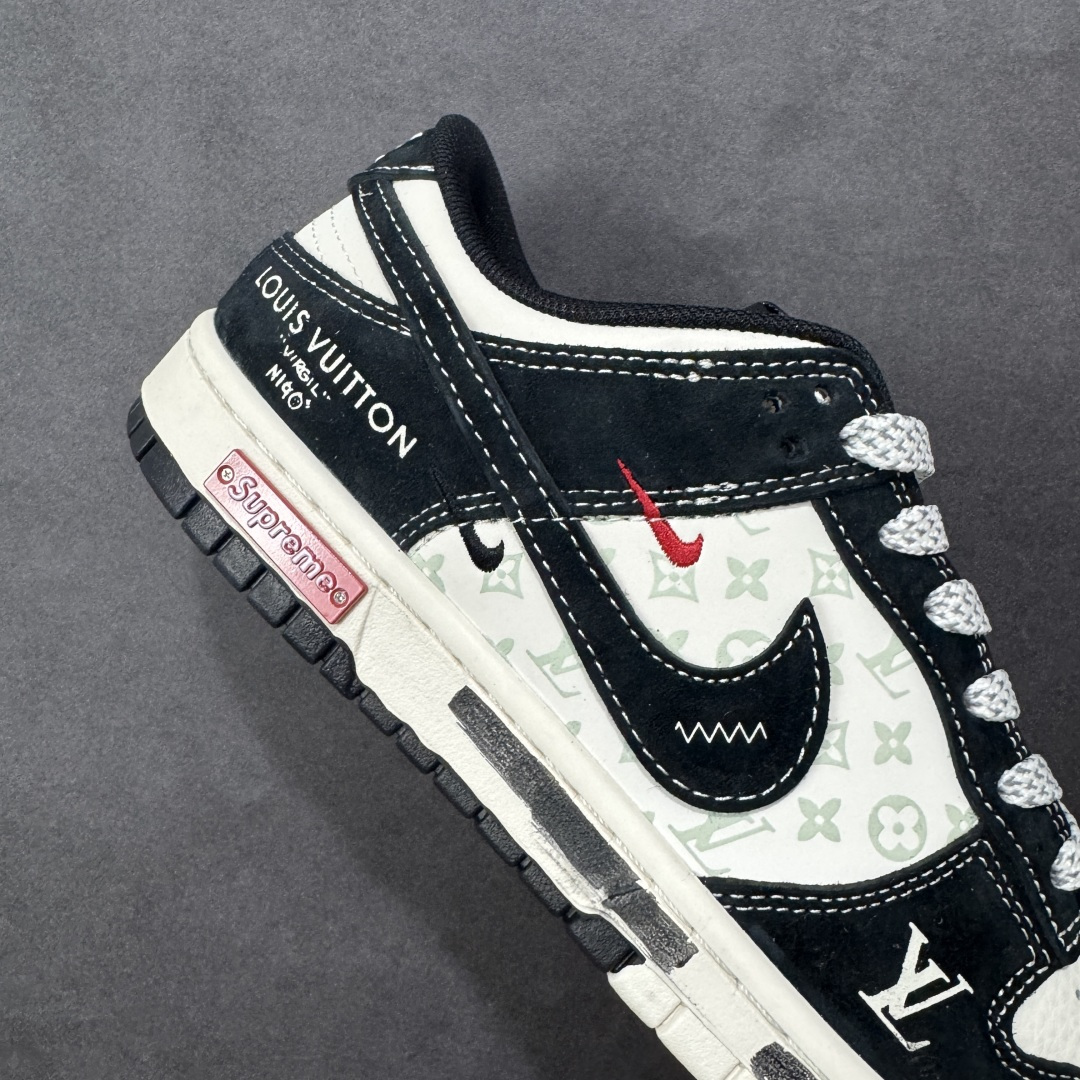 图片[6]-【定制版】Louis Vuitton x Nk SB Dunk Low 定制配色 Lv联名 复古低帮休闲百搭板鞋 公司级版本 定制鞋盒 大厂流水生产 超高清洁度 皮料切割干净无任何毛边 橡胶大底 防滑耐磨 舒适上脚 货号：CX5050-Y19  尺码：36 36.5 37.5 38 38.5 39 40 40.5 41 42 42.5 43 44 44.5 45 编码：HXSB330340-选品中心