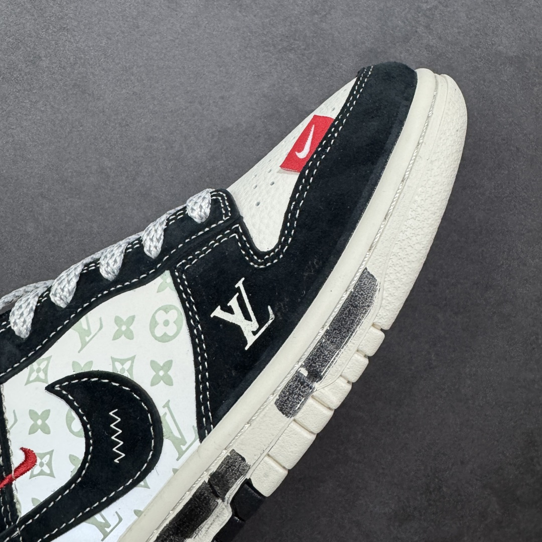 图片[5]-【定制版】Louis Vuitton x Nk SB Dunk Low 定制配色 Lv联名 复古低帮休闲百搭板鞋 公司级版本 定制鞋盒 大厂流水生产 超高清洁度 皮料切割干净无任何毛边 橡胶大底 防滑耐磨 舒适上脚 货号：CX5050-Y19  尺码：36 36.5 37.5 38 38.5 39 40 40.5 41 42 42.5 43 44 44.5 45 编码：HXSB330340-选品中心