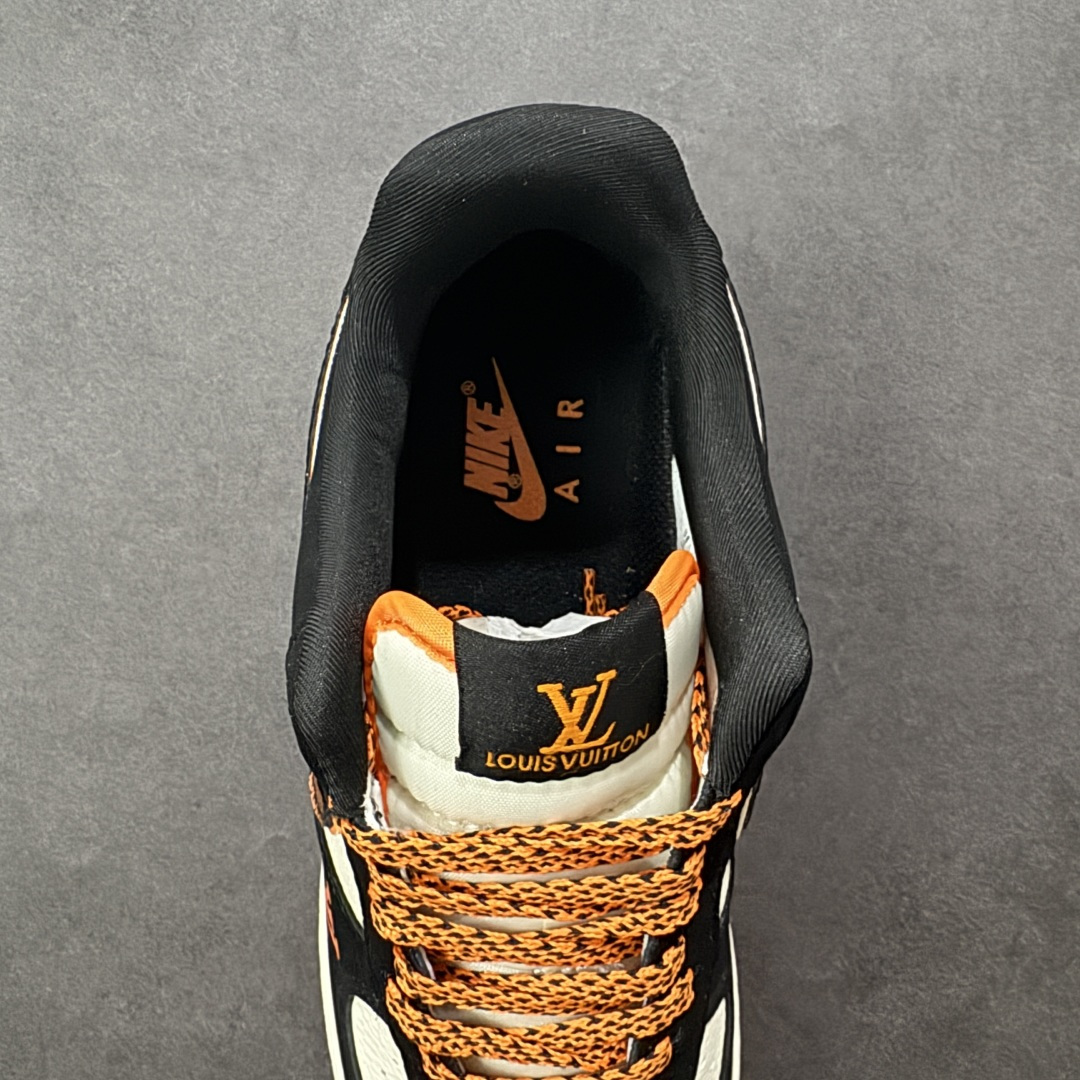 图片[7]-【定制版】Louis Vuitton x Nk Air Force 1’07 定制配色 Lv联名 空军一号经典低帮休闲百搭板鞋 公司级版本 大厂流水作业生产 超高清洁度 皮料切割干净无任何毛边 内置蜂窝气垫 细节做工一流 橡胶鞋底 防滑耐磨 舒适上脚 货号：KJ1688-025  尺码：36 36.5 37.5 38 38.5 39 40 40.5 41 42 42.5 43 44 44.5 45 编码：HXSB310320-选品中心