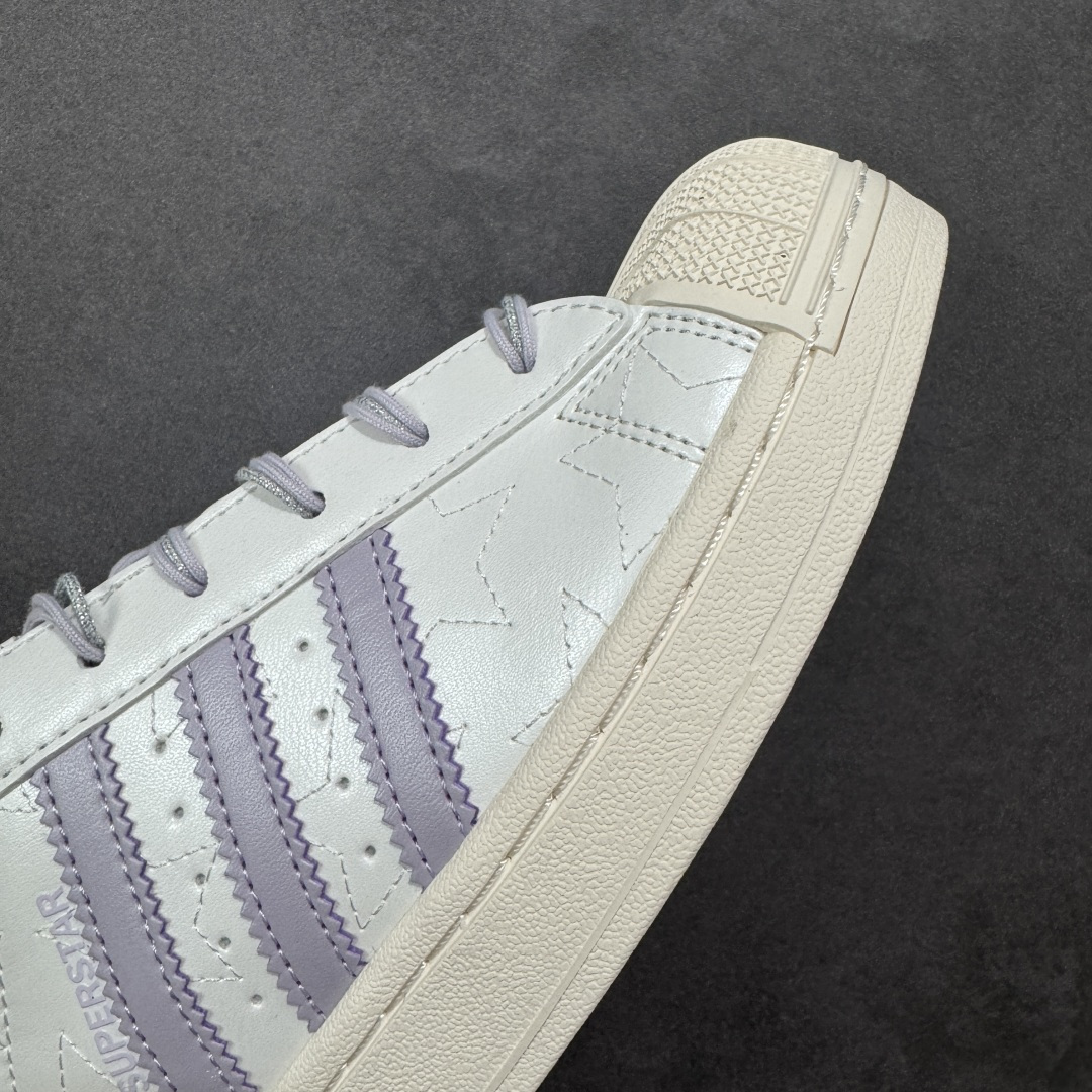 图片[5]-【GX版本】Adidas Originals Superstar II全新配色 贝壳头休闲板鞋 独家控货 平台正单 全鞋百分百原材料 全鞋电脑针车 Logo针车间距针数原版一致 皮料切割冲裁零瑕疵 原鞋一致含胶量大底 原盒中文内外标 大几率过验 不对比市面只对比原鞋 只服务最高端市场 货号：JR6984 尺码：35-40-选品中心