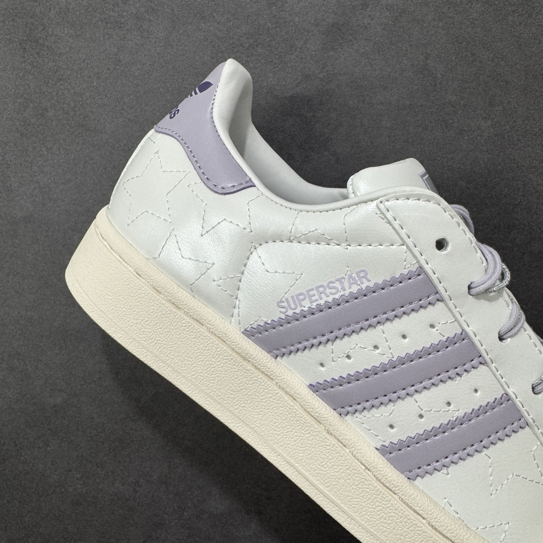 图片[6]-【GX版本】Adidas Originals Superstar II全新配色 贝壳头休闲板鞋 独家控货 平台正单 全鞋百分百原材料 全鞋电脑针车 Logo针车间距针数原版一致 皮料切割冲裁零瑕疵 原鞋一致含胶量大底 原盒中文内外标 大几率过验 不对比市面只对比原鞋 只服务最高端市场 货号：JR6984 尺码：35-40-选品中心