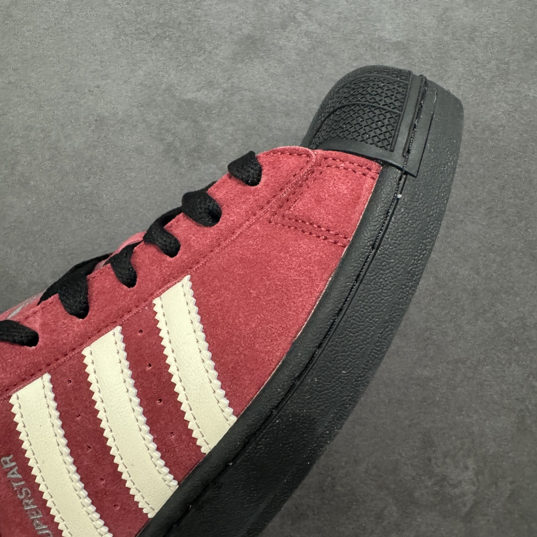 图片[5]-【GX版本】Adidas Originals Superstar II全新配色 贝壳头休闲板鞋 独家控货 平台正单 全鞋百分百原材料 全鞋电脑针车 Logo针车间距针数原版一致 皮料切割冲裁零瑕疵 原鞋一致含胶量大底 原盒中文内外标 大几率过验 不对比市面只对比原鞋 只服务最高端市场 货号：JQ3220 尺码：35-45-选品中心
