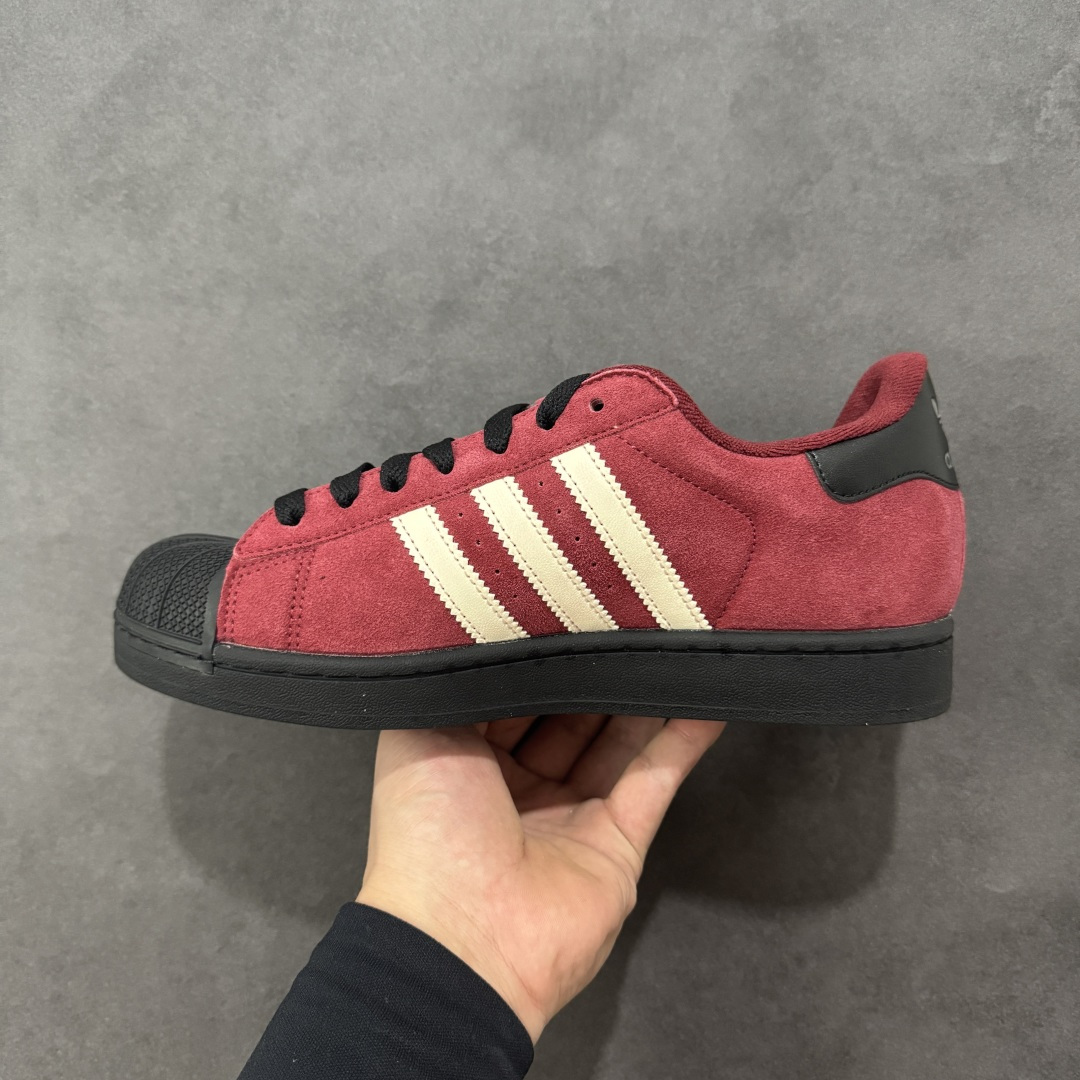 图片[2]-【GX版本】Adidas Originals Superstar II全新配色 贝壳头休闲板鞋 独家控货 平台正单 全鞋百分百原材料 全鞋电脑针车 Logo针车间距针数原版一致 皮料切割冲裁零瑕疵 原鞋一致含胶量大底 原盒中文内外标 大几率过验 不对比市面只对比原鞋 只服务最高端市场 货号：JQ3220 尺码：35-45-选品中心