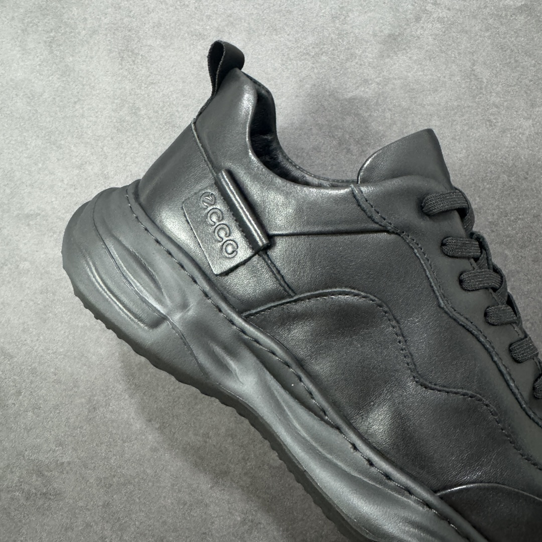 图片[6]-【广东纯原版】ECCO爱步跑步鞋百搭舒适 秋冬新款厚底休闲运动鞋男鞋 灵动系列 黄景瑜同款 品质牛皮鞋面，轻盈柔韧 具有良好的透气性 细腻柔软 简约系带设计 可自由调节松紧 贴合脚型 PU泡沫橡胶大底 抓地力强 具有良好的防滑耐磨性 时尚简约 休闲百搭 尺码：38 39 40 41 42 43 44 （皮鞋码）-选品中心