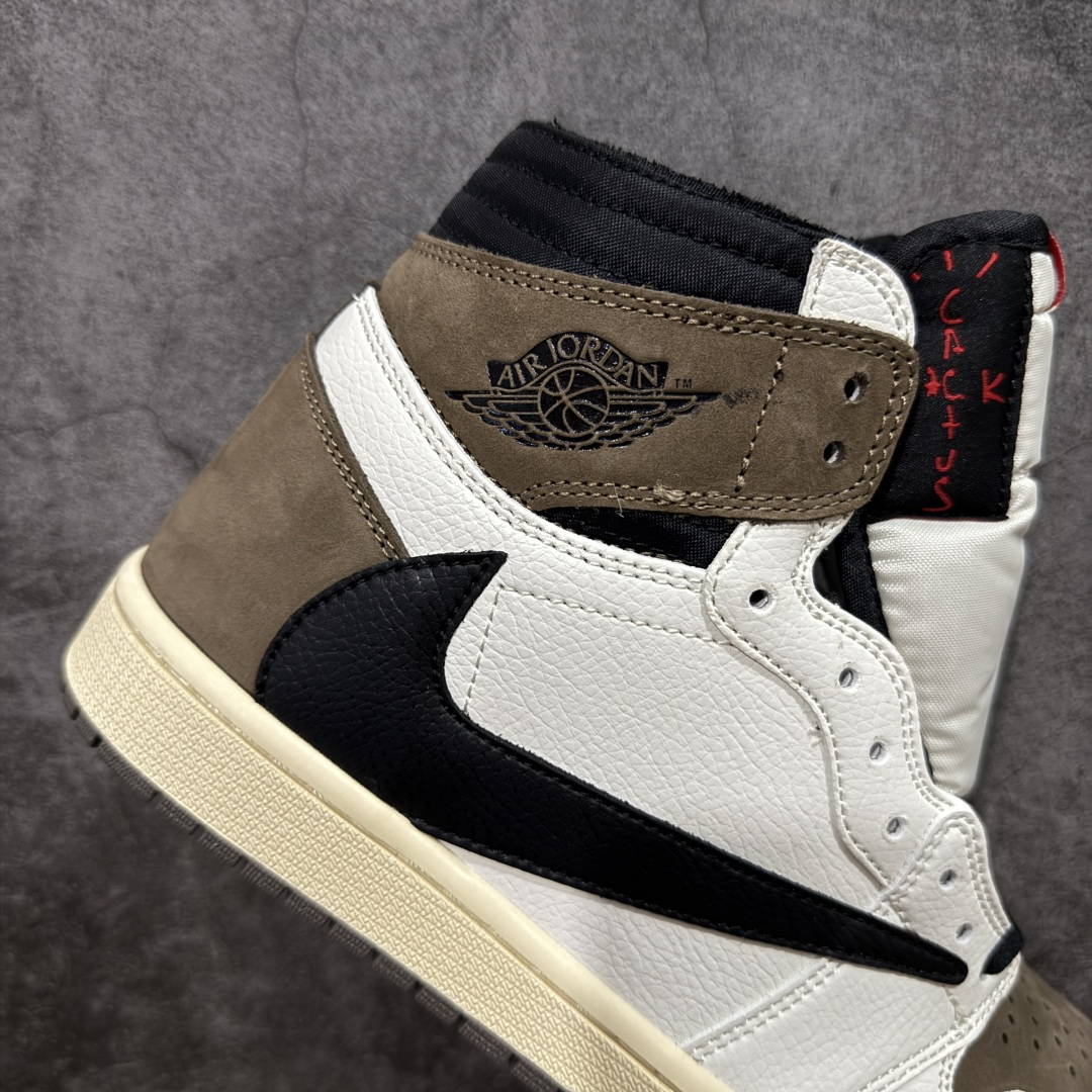 图片[7]-【清远TS版】Air Jordan aj1 Retro High OG x Travis Scott TS倒钩 AJ1高帮倒钩 百搭休闲文化运动篮球鞋CD4487-001 口碑AJ大厂出品 全系列原楦原纸板开发 原厂头层皮料加持 原厂定型后跟完美效果 裁片超高清洁度 针车 细节到位 性价比十足💪🏻 尺码：36-48.5（半）-选品中心
