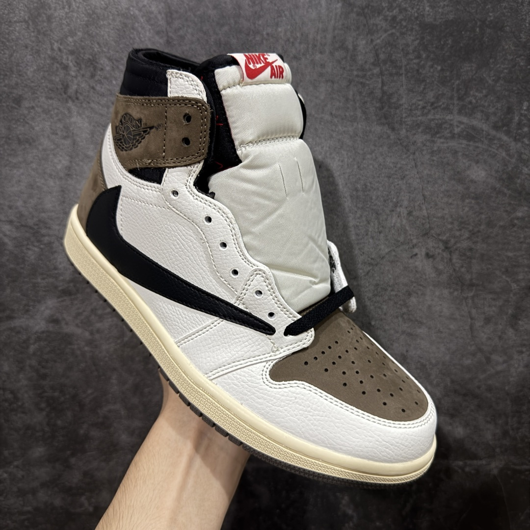 图片[3]-【清远TS版】Air Jordan aj1 Retro High OG x Travis Scott TS倒钩 AJ1高帮倒钩 百搭休闲文化运动篮球鞋CD4487-001 口碑AJ大厂出品 全系列原楦原纸板开发 原厂头层皮料加持 原厂定型后跟完美效果 裁片超高清洁度 针车 细节到位 性价比十足💪🏻 尺码：36-48.5（半）-选品中心