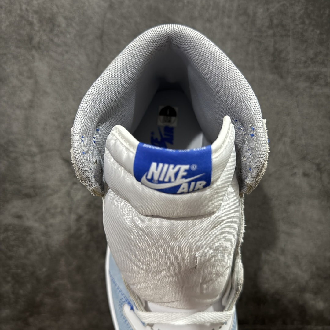 图片[8]-【莞产DG版】Air Jordan 1 AJ1 水洗白蓝 货号：555088-402 品质如实拍 正确鞋型 完美电脑针车 原厂皮料 清洁度超高 一线第一梯队水平 尺码：40.5-47.5-选品中心
