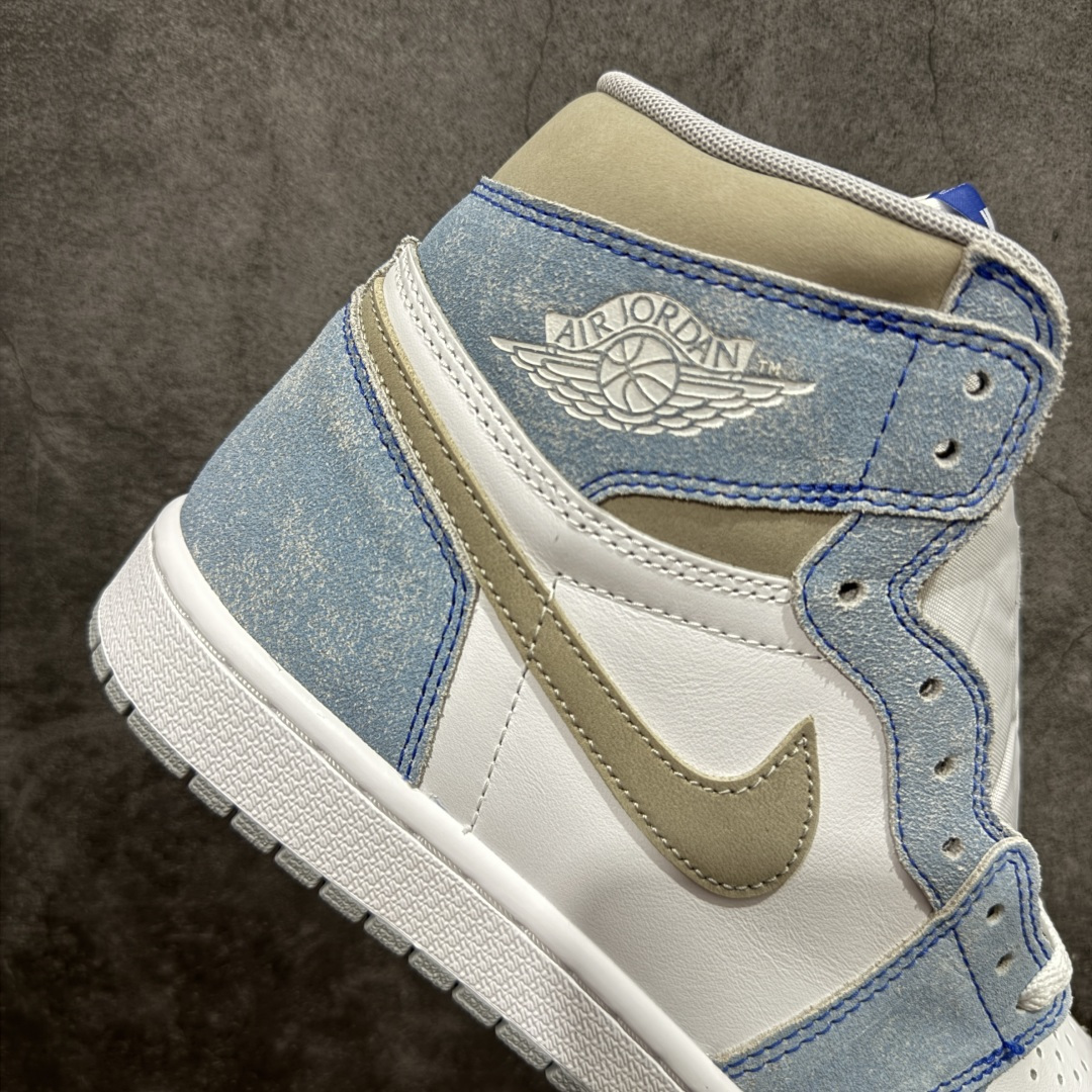 图片[7]-【莞产DG版】Air Jordan 1 AJ1 水洗白蓝 货号：555088-402 品质如实拍 正确鞋型 完美电脑针车 原厂皮料 清洁度超高 一线第一梯队水平 尺码：40.5-47.5-选品中心