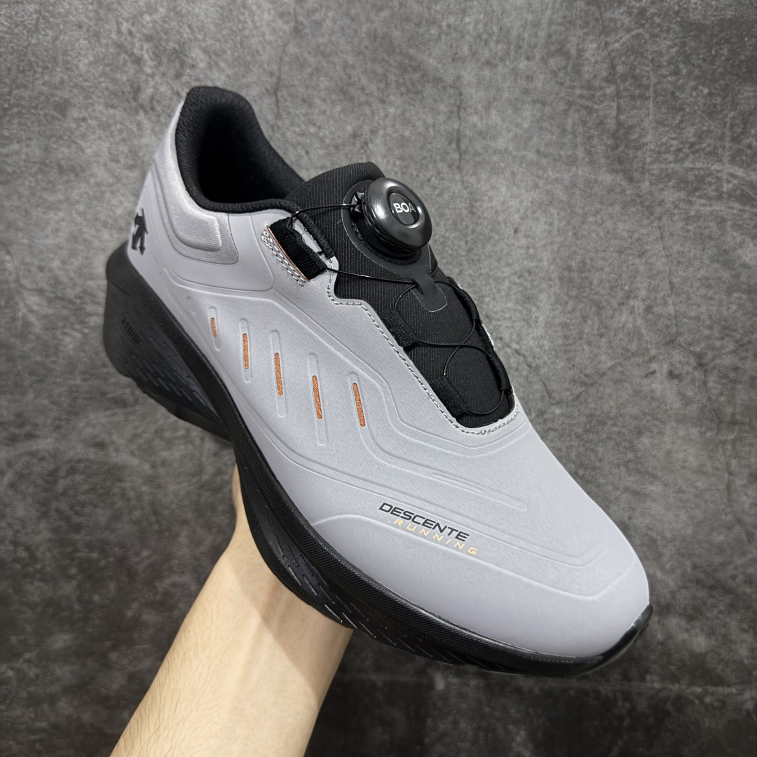 图片[3]-【莞产纯原】迪桑特DESCENTE RUNNING DFLUID流体鞋缓震BOA防水回弹支撑跑步鞋 男款 灰色 官方同步上架 适合技术路线单日徒步穿着 受到长途野外跑步鞋的启发 适合在变化的地形上进行快速轻快的徒步旅行穿着，舒适而有支撑性，使您充满信心。该设计与脚部融为一体，可最大限度地减少摩擦 尺码：39-45-选品中心