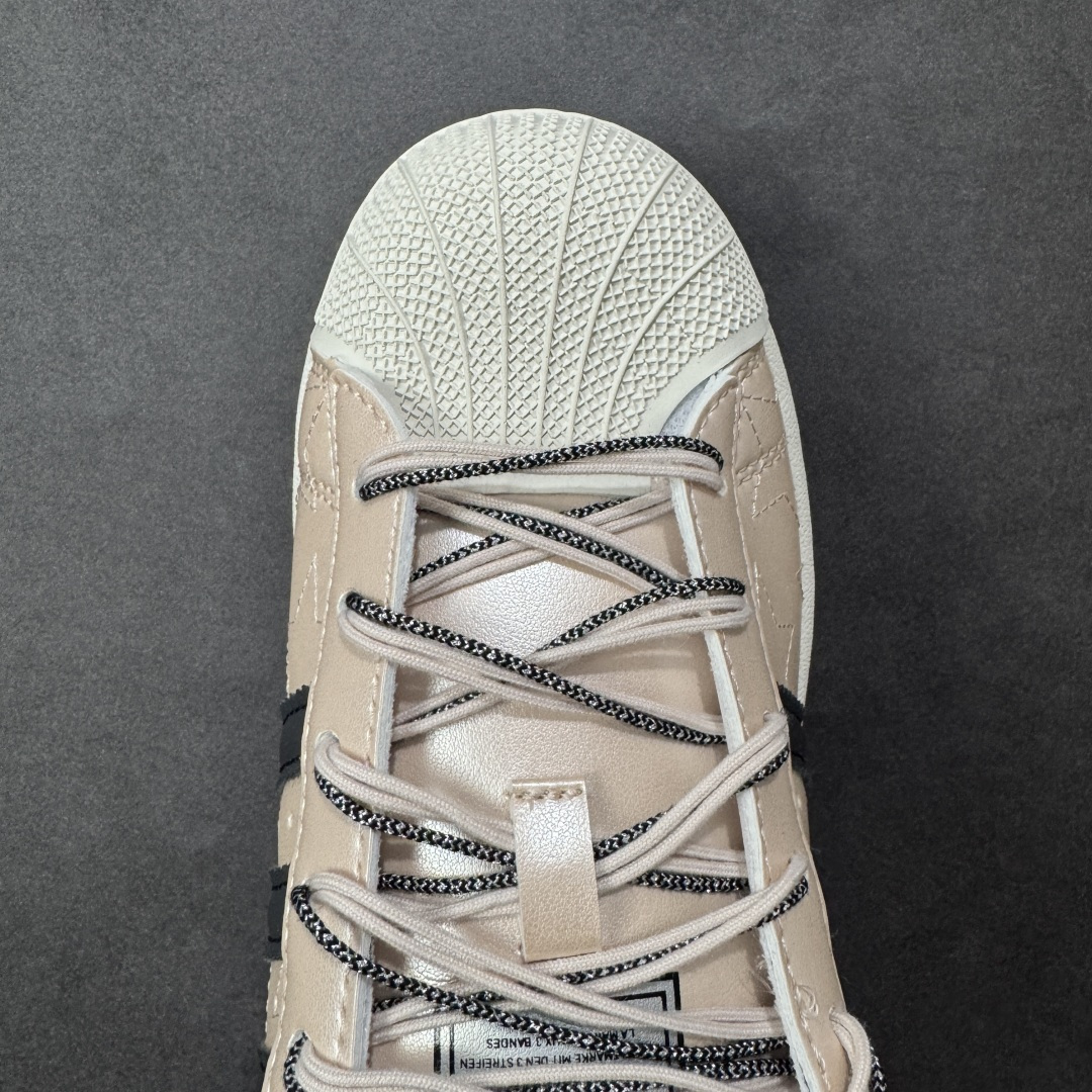 图片[8]-【GX版本】Adidas Originals Superstar II全新配色 贝壳头休闲板鞋 独家控货 平台正单 全鞋百分百原材料 全鞋电脑针车 Logo针车间距针数原版一致 皮料切割冲裁零瑕疵 原鞋一致含胶量大底 原盒中文内外标 大几率过验 不对比市面只对比原鞋 只服务最高端市场 货号：JR6985 尺码：35-45-选品中心