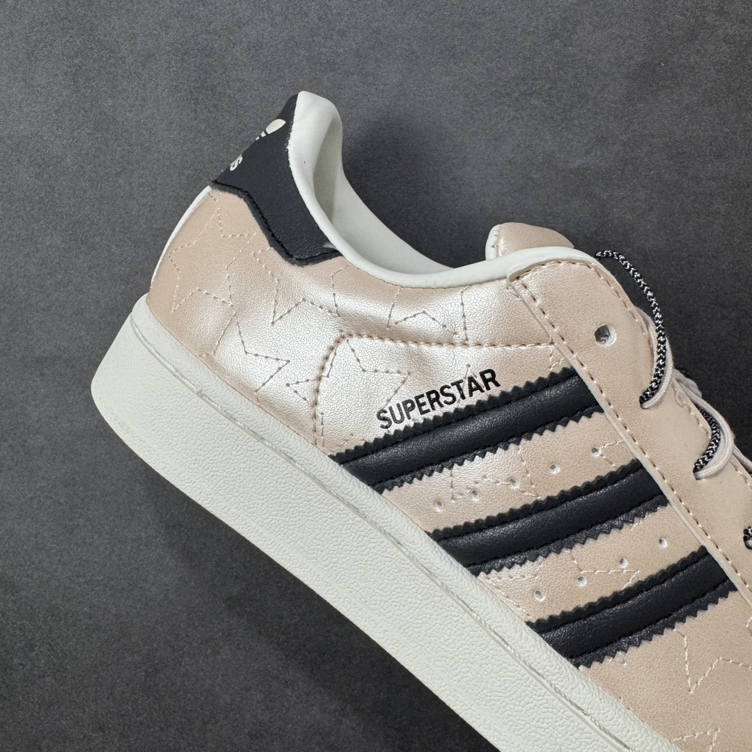 图片[6]-【GX版本】Adidas Originals Superstar II全新配色 贝壳头休闲板鞋 独家控货 平台正单 全鞋百分百原材料 全鞋电脑针车 Logo针车间距针数原版一致 皮料切割冲裁零瑕疵 原鞋一致含胶量大底 原盒中文内外标 大几率过验 不对比市面只对比原鞋 只服务最高端市场 货号：JR6985 尺码：35-45-选品中心