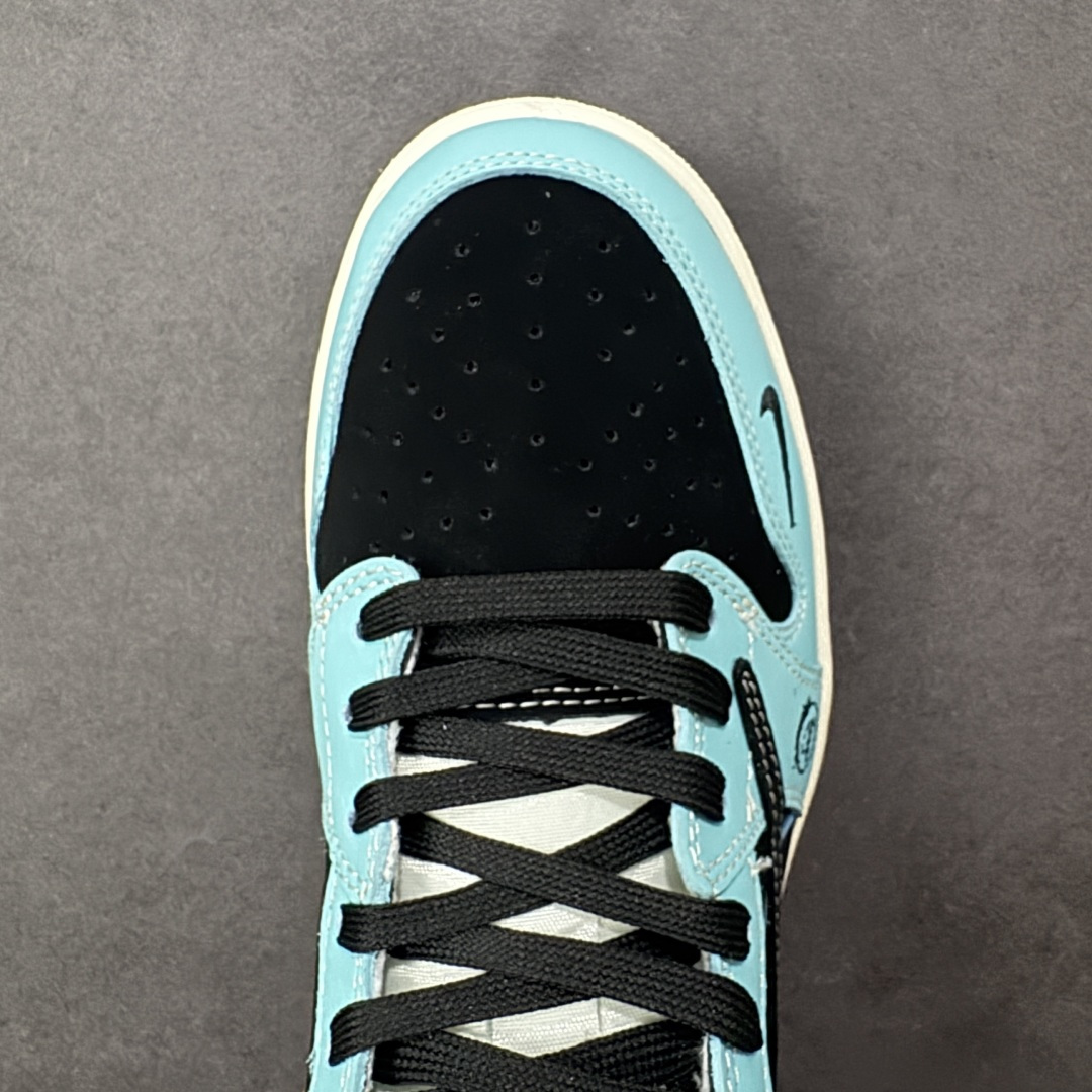 图片[8]-【定制版】Travis Scott x Jordan 1 Low “斯图西联名——台球黑蓝鬼脸” 高端定制 乔丹倒勾低帮休闲板鞋 大厂纯原品质出货 纯正版型 定制鞋盒 皮料切割干净无任何毛边 细节完美 超高清洁度 货号：DD7866-103 尺码：36 36.5 37.5 38 38.5 39 40 40.5 41 42 42.5 43 44 44.5 45-选品中心