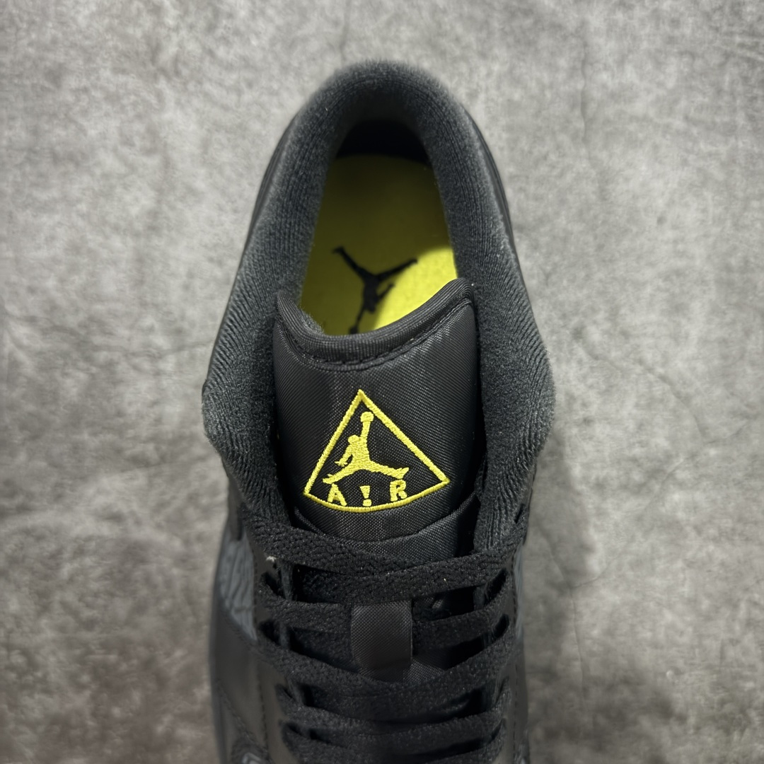 图片[8]-【DT纯原】Air Jordan Low AJ1 乔1黑黄爆裂纹 低帮文化休闲运动板鞋 IM6568-010  市面中低帮最具代表性版本没有之一 口碑大厂出品 品控大底版型不断改良更新 全套原纸板楦头开发 确保原汁原味 完美呈现版型 完美零毛边处理 原厂内置全掌气垫 价格定位良心 平台专用代工流水线出品 一眼公司既视感 拿到手的一瞬间就与众不同 碾压市面所有版本 全部原鞋开发 每一个配色都会采购原鞋确认细节 打破市面看图做货无好货之说 尺码：35.5-46-选品中心