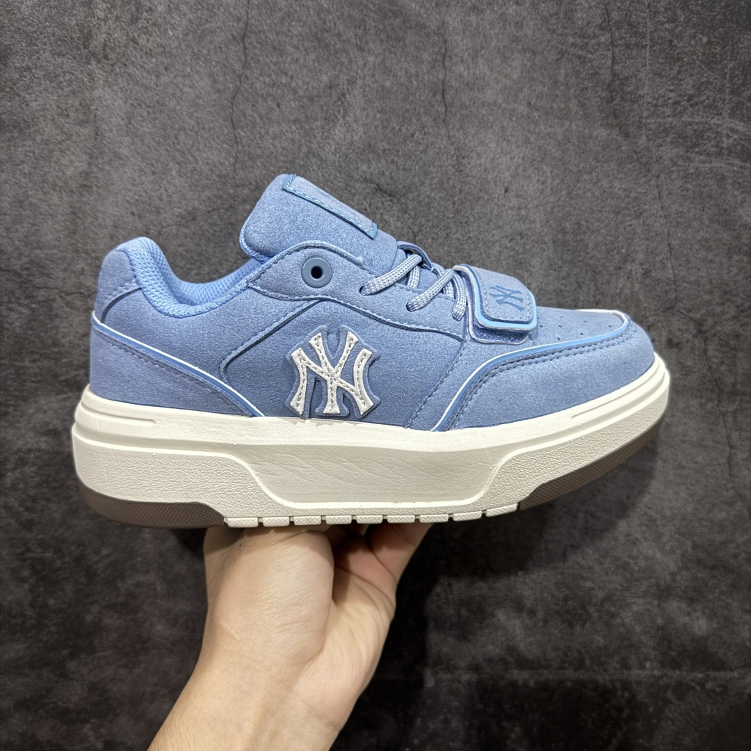 【公司级】韩国洋基队NY大标潮流老爹鞋 MLB小白鞋市面上唯一顶级纯原版本 原材料打造 原楦原档案数据开发版型 完美鞋头弧度/后套收口效果🆚市面文案版本‼️ 原厂立体填充鞋舌海绵 中底注胶孔原数据开发模具大底 原厂转印标 保证不掉字 内增高6cm 原厂1：1模具开发 原厂进口纳米材质 原厂 全套手提袋 原盒雷射防伪标包装 天猫订单品质 官网尺码 35-45-选品中心