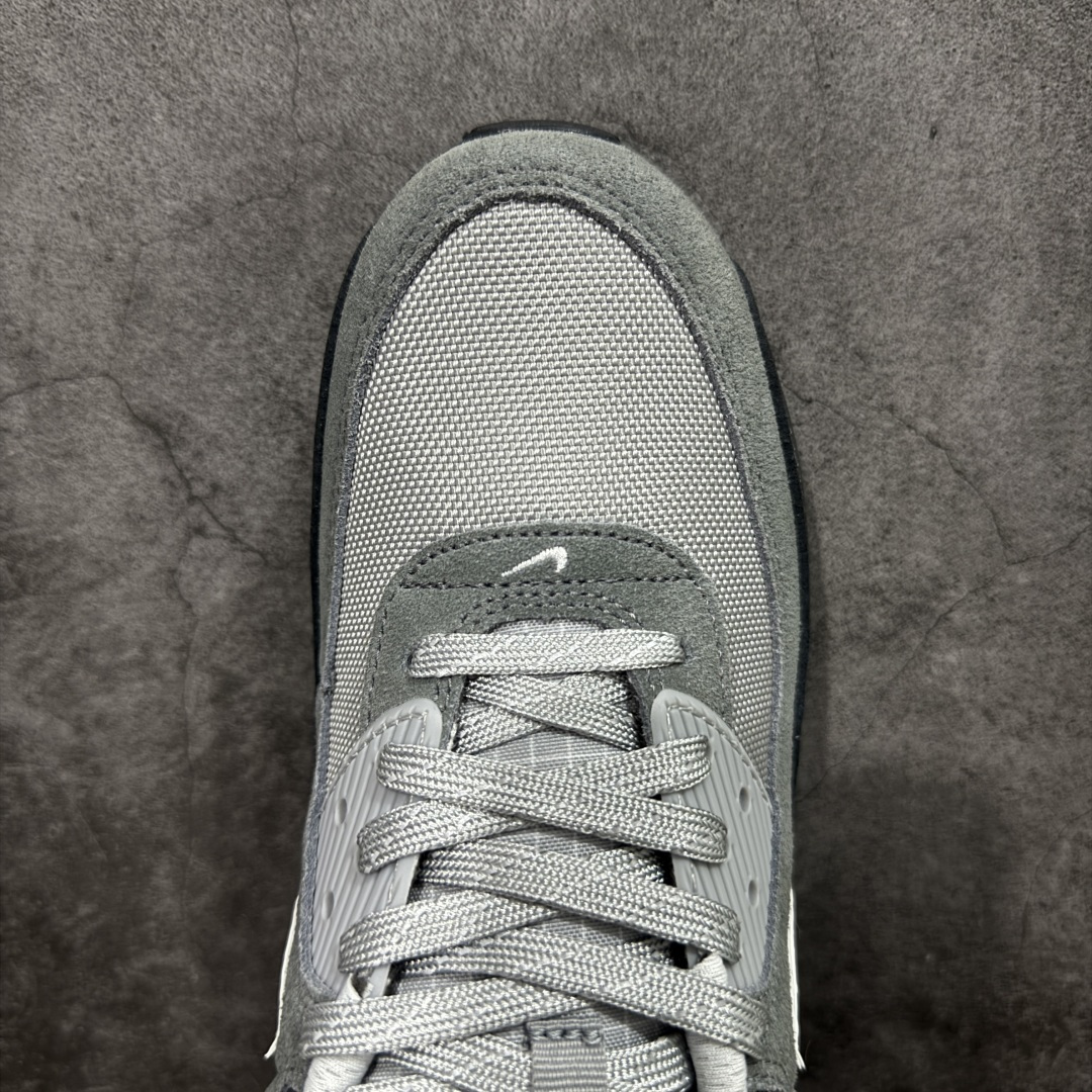 图片[5]-【顶级芯片版】Nike Air Max 90 舒适 复古 合成革减震防滑透气 低帮 休闲跑步鞋 黑灰白 HQ3817-001 鞋舌标可扫码 海外欧州过验版 原纸版原楦头 顶级90款问市 开发数月 原版开发 多道QC质检 鞋型完美复刻 原厂级别工艺 正确色卡 正确气垫蓝光 正确大底 独家私模 采用进口头层牛皮拼接 定位高端市场 行业标杆工艺 尺码：39 40 40.5 41 42 42.5 43 44 44.5 45 46-选品中心