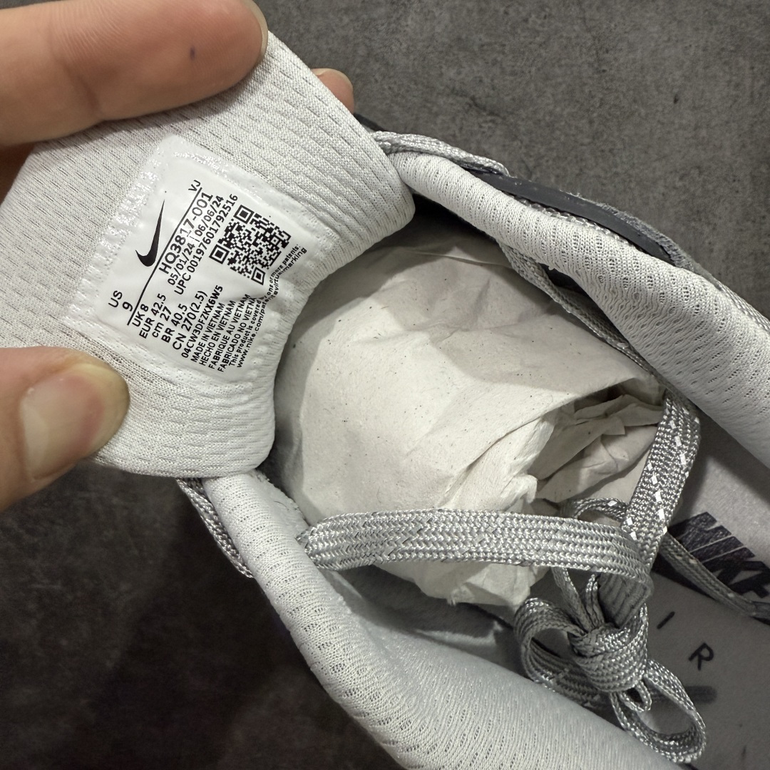 图片[7]-【顶级芯片版】Nike Air Max 90 舒适 复古 合成革减震防滑透气 低帮 休闲跑步鞋 黑灰白 HQ3817-001 鞋舌标可扫码 海外欧州过验版 原纸版原楦头 顶级90款问市 开发数月 原版开发 多道QC质检 鞋型完美复刻 原厂级别工艺 正确色卡 正确气垫蓝光 正确大底 独家私模 采用进口头层牛皮拼接 定位高端市场 行业标杆工艺 尺码：39 40 40.5 41 42 42.5 43 44 44.5 45 46-选品中心