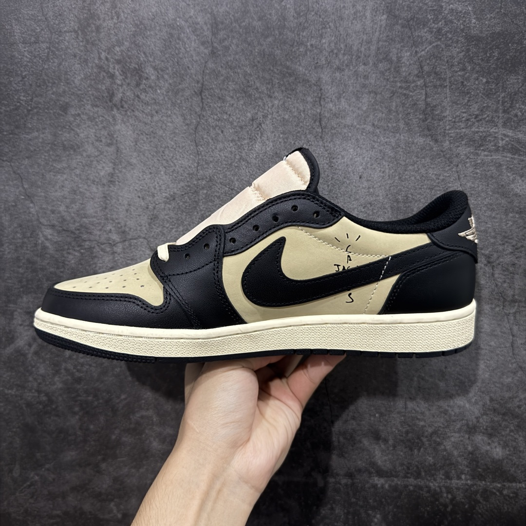 图片[2]-【KZ纯原】Travis Scott x Air Jordan AJ1 Low OG SP TS联名 倒钩低帮 DM7866-2011 原材料头层皮料 国内一线头部知名大厂出品 高端外贸零售专供品质 版型细节完美 原鞋原楦头纸板开发 原厂防尘纸 极致一眼正品既视感 尺码：36-47.5-选品中心