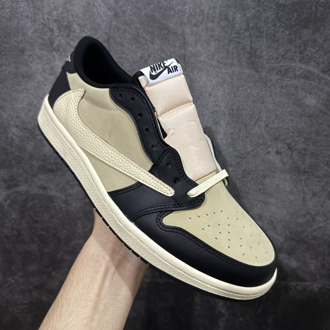图片[3]-【KZ纯原】Travis Scott x Air Jordan AJ1 Low OG SP TS联名 倒钩低帮 DM7866-2011 原材料头层皮料 国内一线头部知名大厂出品 高端外贸零售专供品质 版型细节完美 原鞋原楦头纸板开发 原厂防尘纸 极致一眼正品既视感 尺码：36-47.5-选品中心