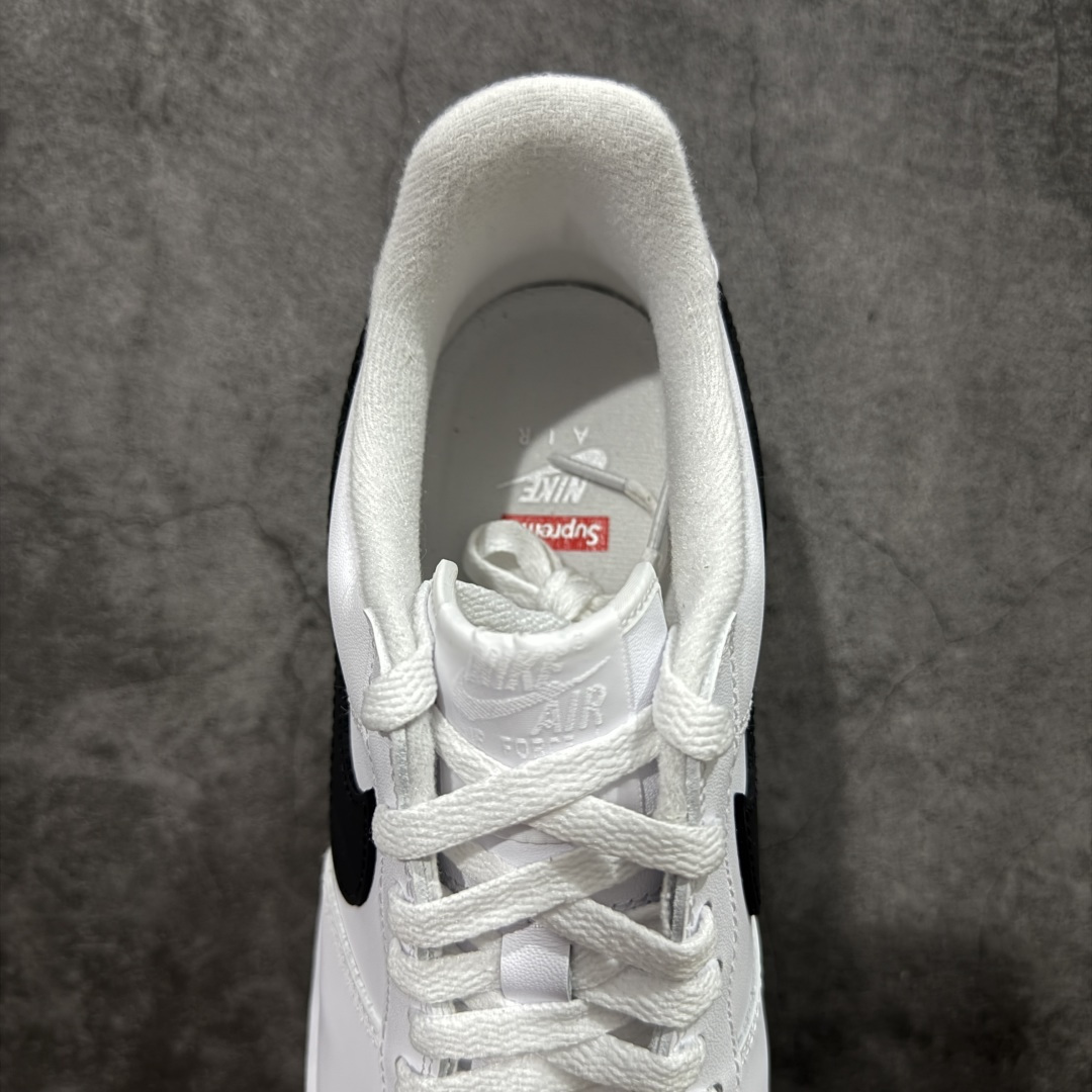 图片[8]-【GX2.0纯原】Supreme x NK Air Force 1 Low \’07 空军一号低帮经典板鞋联名 白黑 CU9225-102 顶级空军 皮料质感可媲美原版 细节吊打市场其他代号版本 全鞋电脑针车 工整有序 原厂港宝加持完美还原灵魂版型 原盒原配从里到外百分百还原 原厂全头层原厂皮料 原标原盒 内置Sole气垫 中底白色背胶 中底划线 已经无限的接近公司 原厂楦头 原厂刺绣 后跟弧度修正 正确中底四线防伪 尺码：36 36.5 37.5 38 38.5 39 40 40.5 41 42 42.5 43 44 44.5 45 46-选品中心