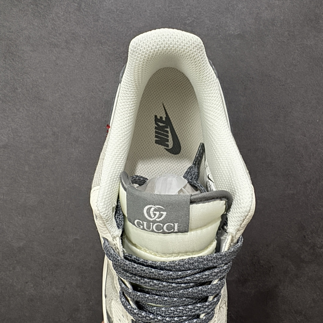 图片[7]-【定制版】Nike Air Force 1\’07 Low 古驰联名 花纹米灰红 空军一号低帮休闲板鞋  #原楦头原纸板 原装鞋盒 定制五金配件 内置全掌气垫 原厂鞋底 货号：MZ9588-808  尺码：36 36.5 37.5 38 38.5 39 40 40.5 41 42 42.5 43 44 44.5 45-选品中心