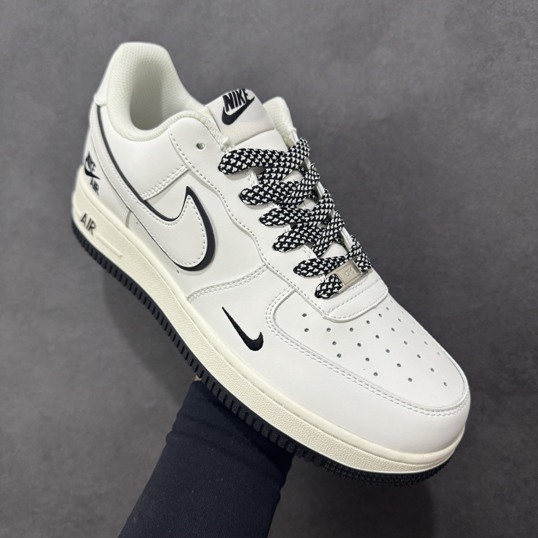 图片[3]-【定制版】Nike Air Force 1\’07 Low 米白黑 空军一号低帮休闲板鞋  #原楦头原纸板 原装鞋盒 定制五金配件 内置全掌气垫 原厂鞋底 货号：CS5288-036  尺码：36 36.5 37.5 38 38.5 39 40 40.5 41 42 42.5 43 44 44.5 45-选品中心