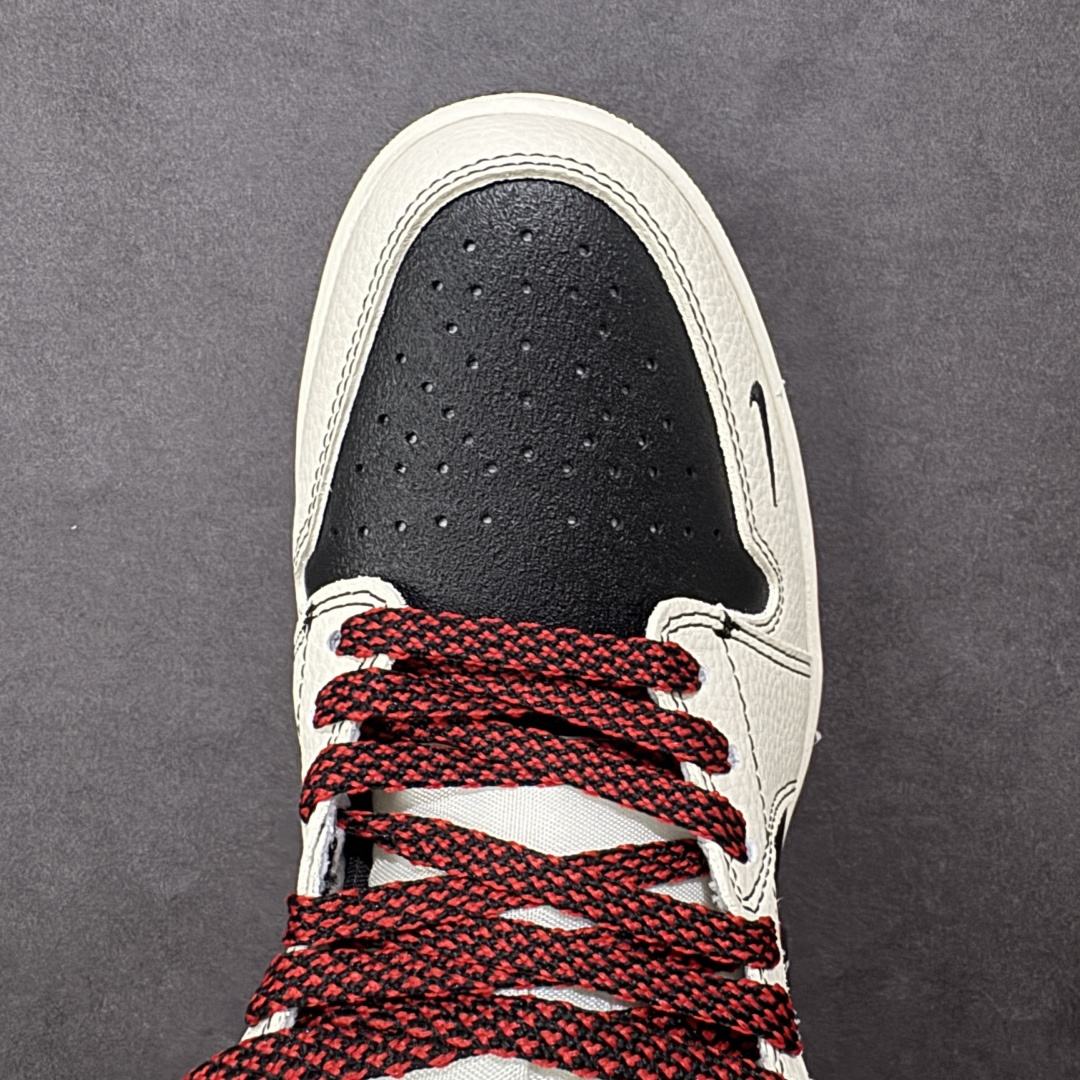 图片[7]-【定制版】Nike Jordan Air Jordan 1“斯图西联名——米白黑红勾” 高端定制 低帮 复古 减震 防滑 耐磨 篮球鞋 定制鞋盒 大厂纯原品质出货 超高清洁度 皮料切割干净无任何毛边 细节完美 货号：QG1988-013 尺码：36 36.5 37.5 38 38.5 39 40 40.5 41 42 42.5 43 44 44.5 45 编码：HXSB330340-选品中心