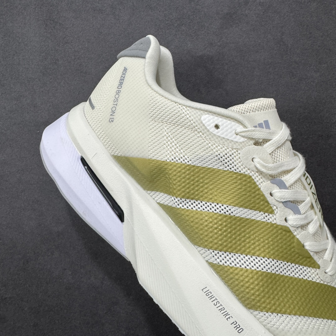 图片[6]-【真碳版本】Ad Adizero Boston 13 M阿迪马拉松系列超轻防滑训练跑步运动鞋 JS4947 市场目前独家使用真碳柱 组合底版本 区别市场涂漆假碳一体大底货 这双跑鞋在保留了前一代的核心科技的基础上，做了一些调整和优化，让跑鞋的脚感更加柔软、回弹和舒适。同时，它也回归了 BOSTON 系列原本的精神，提供了一双适合各种训练和速度的性能跑鞋。 尺码：36 36.5 37 38 38.5 39 40 40.5 41 42 42.5 43 44 44.5 45-选品中心