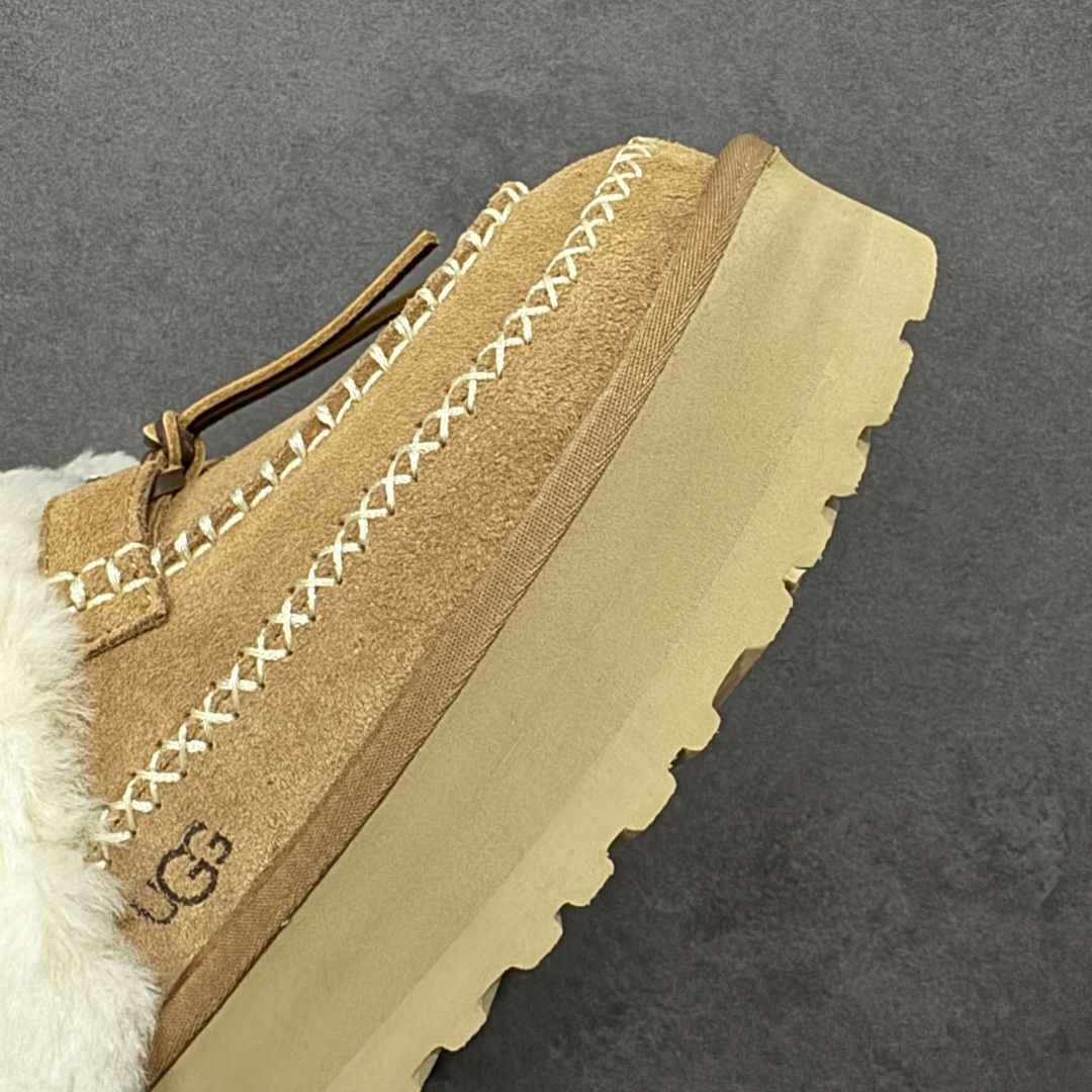 图片[5]-【X1纯原】全网热卖款最齐UGG130个配色市面顶级版本 UGG阿尔派半拖3CM中厚底女款小红书爆款8260 广州外贸大厂生产鞋头到鞋垫真羊皮毛一体独立外盒包装芯片带防水工艺区别市面任何版本 3cm厚底独立原版开发大底羊绒鞋垫冬季保暖外出家居都是很适合的选择进年uug推出款式系列局部偏向年轻消费者喜好也走到时尚潮流穿搭的前沿鞋身材质防泼水涂层翻毛皮鞋面17毫米UGGPURE™植入式羊毛内底轻便防滑舒适橡胶外底带有品牌LOGO商标带全套包装 尺码：353637383940-选品中心