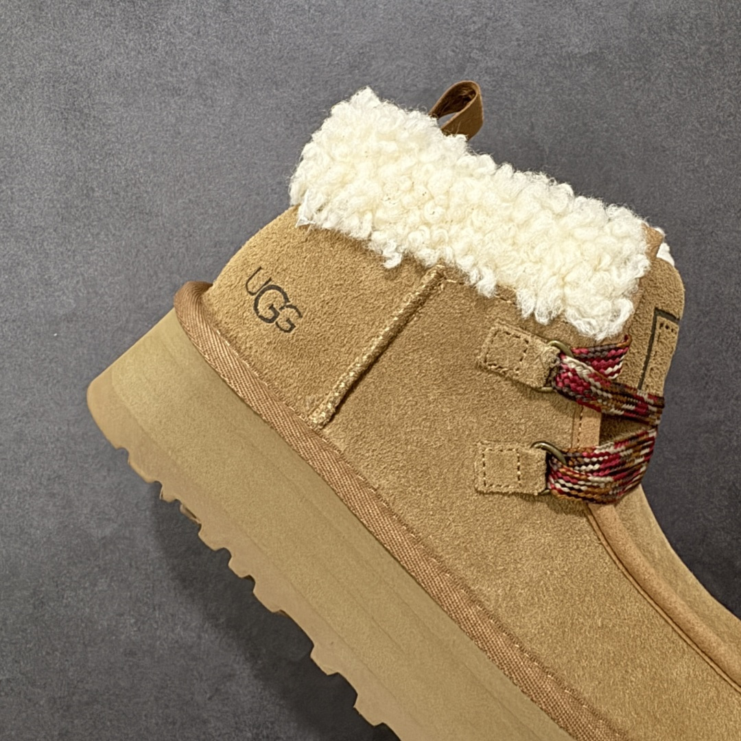 图片[6]-【X1纯原】全网最齐ugg130个配色市面顶级版本 UGG芙卡拉3cm厚底雪地靴女款3954 广州外贸大厂生产鞋头到鞋垫真羊皮毛一体独立外盒包装芯片带防水工艺区别市面任何版本 独立原版开发大底羊绒鞋垫冬季保暖外出家居都是很适合的选择近年uug推出款式系列局部偏向年轻消费者喜好也走到时尚潮流穿搭的前沿鞋身材质防泼水涂层翻毛皮鞋面17毫米UGGPURE™植入式羊毛内底轻便防滑舒适橡胶外底带有品牌LOGO商标带全套包装 尺码：353637383940-选品中心