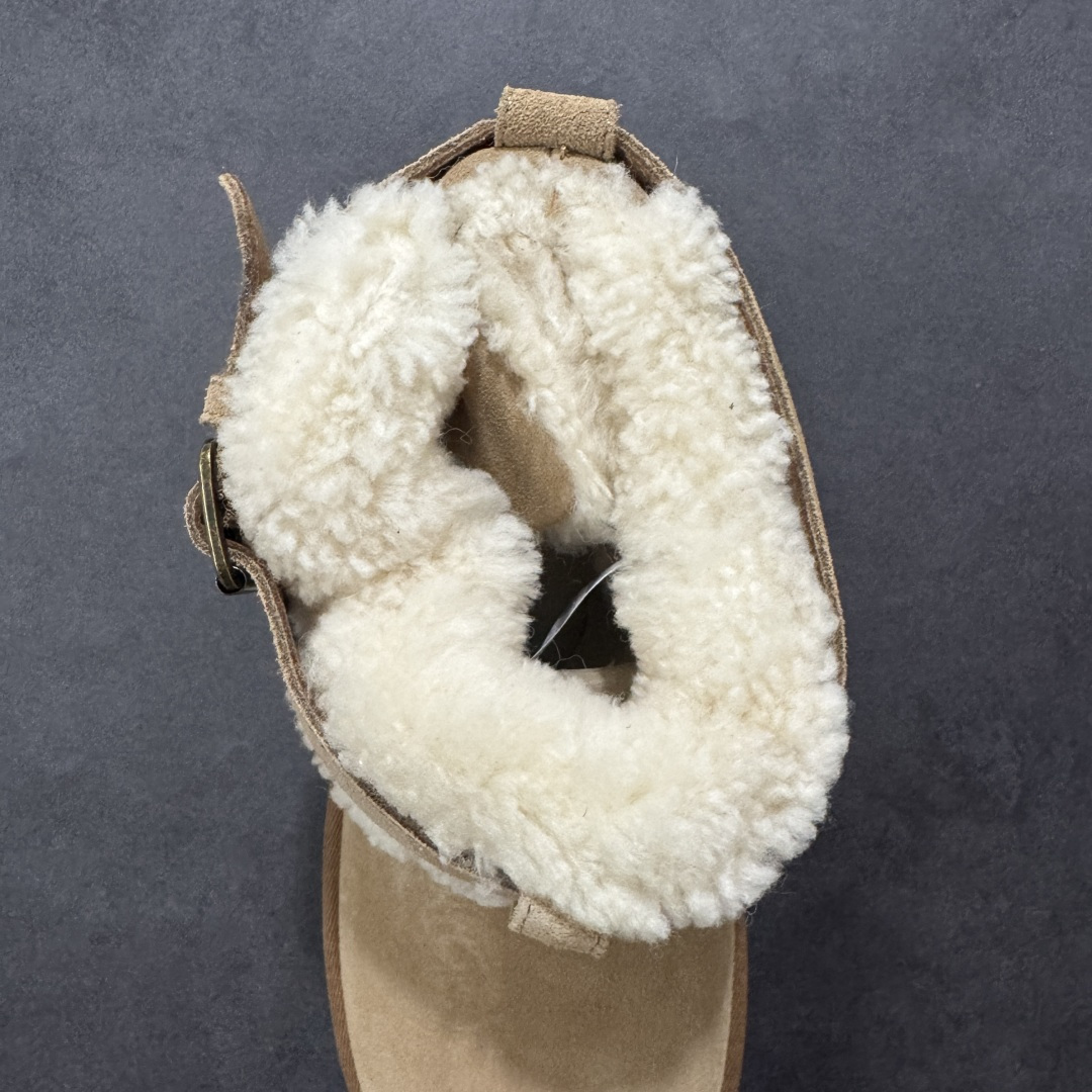 图片[7]-【X1纯原】全网热卖款最齐UGG130个配色市面顶级版本 UGG圆头搭扣3.5cm厚底雪地靴女款4041 广州外贸大厂生产鞋头到鞋垫真羊皮毛一体独立外盒包装芯片带防水工艺区别市面任何版本 独立原版开发大底羊绒鞋垫冬季保暖外出家居都是很适合的选择近年uug推出款式系列局部偏向年轻消费者喜好也走到时尚潮流穿搭的前沿鞋身材质防泼水涂层翻毛皮鞋面17毫米UGGPURE™植入式羊毛内底轻便防滑舒适橡胶外底带有品牌LOGO商标带全套包装 尺码：353637383940-选品中心