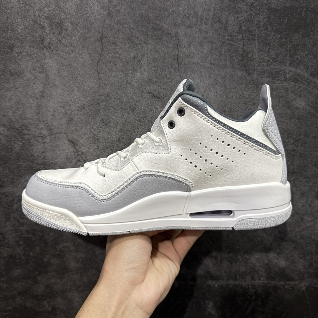 图片[2]-【黑金纯原版】Air Jordan Courtside 23 AJ23 乔23 简版中帮复古休闲运动文化篮球鞋 HQ1192-101 原装级别重装出货 正确鞋舌立体高频 原厂数据独家私磨 原厂纸板开发操作 原盒原包装 每双鞋都来自于原鞋开发对色卡，妥妥的放心 采用头层皮皮革以及轻便牛巴皮革 市场最好版本 尺码：36 36.5 37.5 38 38.5 39 40 40.5 41 42 42.5 43 44 44.5 45 46-选品中心