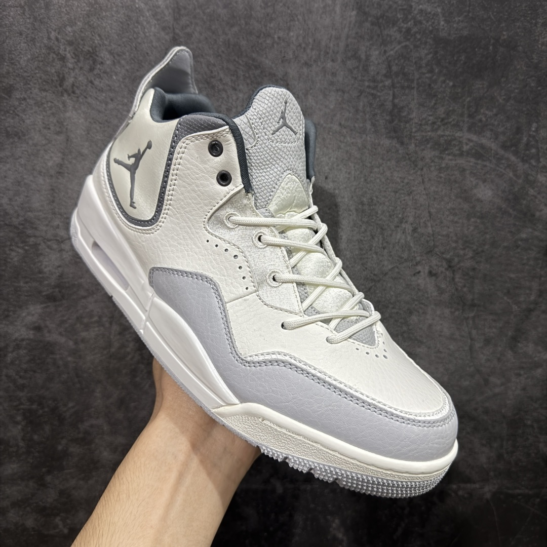 图片[3]-【黑金纯原版】Air Jordan Courtside 23 AJ23 乔23 简版中帮复古休闲运动文化篮球鞋 HQ1192-101 原装级别重装出货 正确鞋舌立体高频 原厂数据独家私磨 原厂纸板开发操作 原盒原包装 每双鞋都来自于原鞋开发对色卡，妥妥的放心 采用头层皮皮革以及轻便牛巴皮革 市场最好版本 尺码：36 36.5 37.5 38 38.5 39 40 40.5 41 42 42.5 43 44 44.5 45 46-选品中心