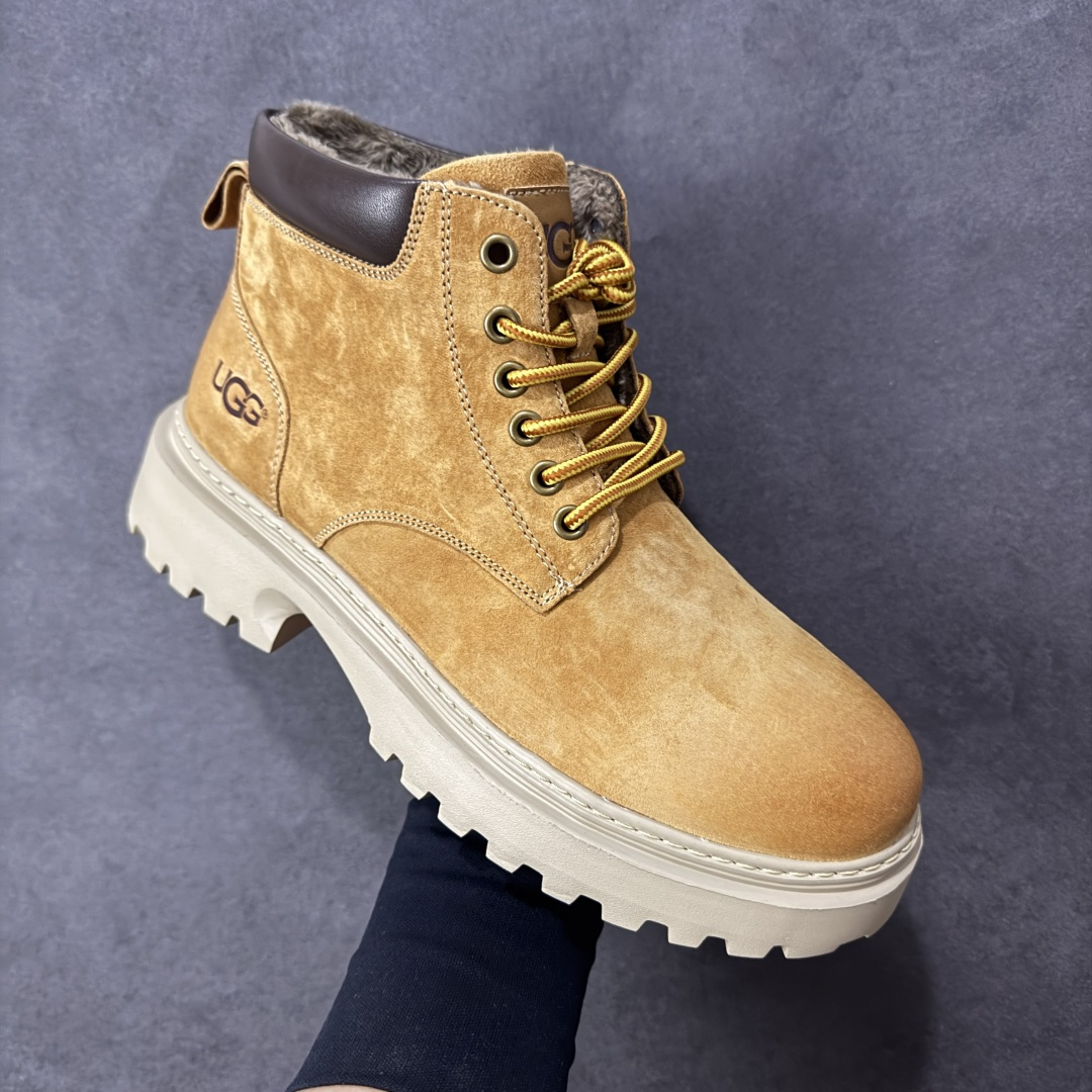 图片[3]-【广东纯原】UGG Tasman Weather Hybrid 塔斯曼混合系列户外中帮休闲马丁靴雪地靴 UGG秋冬新品（毛绒一体内里保暖锁热）秋冬必备 户外中帮休闲马丁靴雪地靴系列 # 代购专供品质 面料采用进口头层牛皮材质 鞋内里采用🔥毛茸一体内里保暖锁热。外置高弹Modern 外置防滑橡塑发泡超轻大底 系带设计 穿脱十分方便 采用TPU模压定型真皮鞋面材质#EVA轻翼外底防滑,耐磨性和良好的弹性！美国轻奢品牌 尺码：39 40 41 42 43 44 编码：TLB330340-选品中心