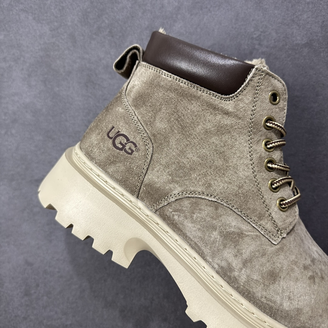 图片[6]-【广东纯原】UGG Tasman Weather Hybrid 塔斯曼混合系列户外中帮休闲马丁靴雪地靴 UGG秋冬新品（毛绒一体内里保暖锁热）秋冬必备 户外中帮休闲马丁靴雪地靴系列 # 代购专供品质 面料采用进口头层牛皮材质 鞋内里采用🔥毛茸一体内里保暖锁热。外置高弹Modern 外置防滑橡塑发泡超轻大底 系带设计 穿脱十分方便 采用TPU模压定型真皮鞋面材质#EVA轻翼外底防滑,耐磨性和良好的弹性！美国轻奢品牌 尺码：39 40 41 42 43 44 编码：TLB330340-选品中心